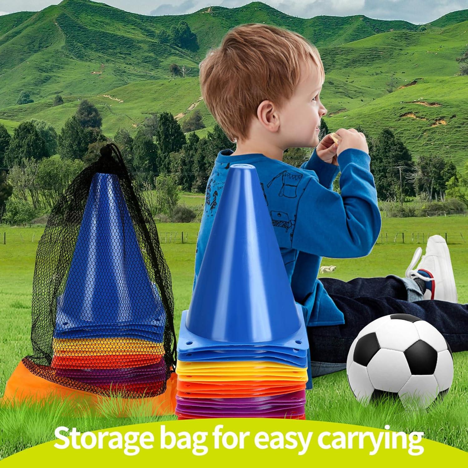 Juego de Conos de Plástico ISANCHA 27 PCS 17.78 cm Multicolor