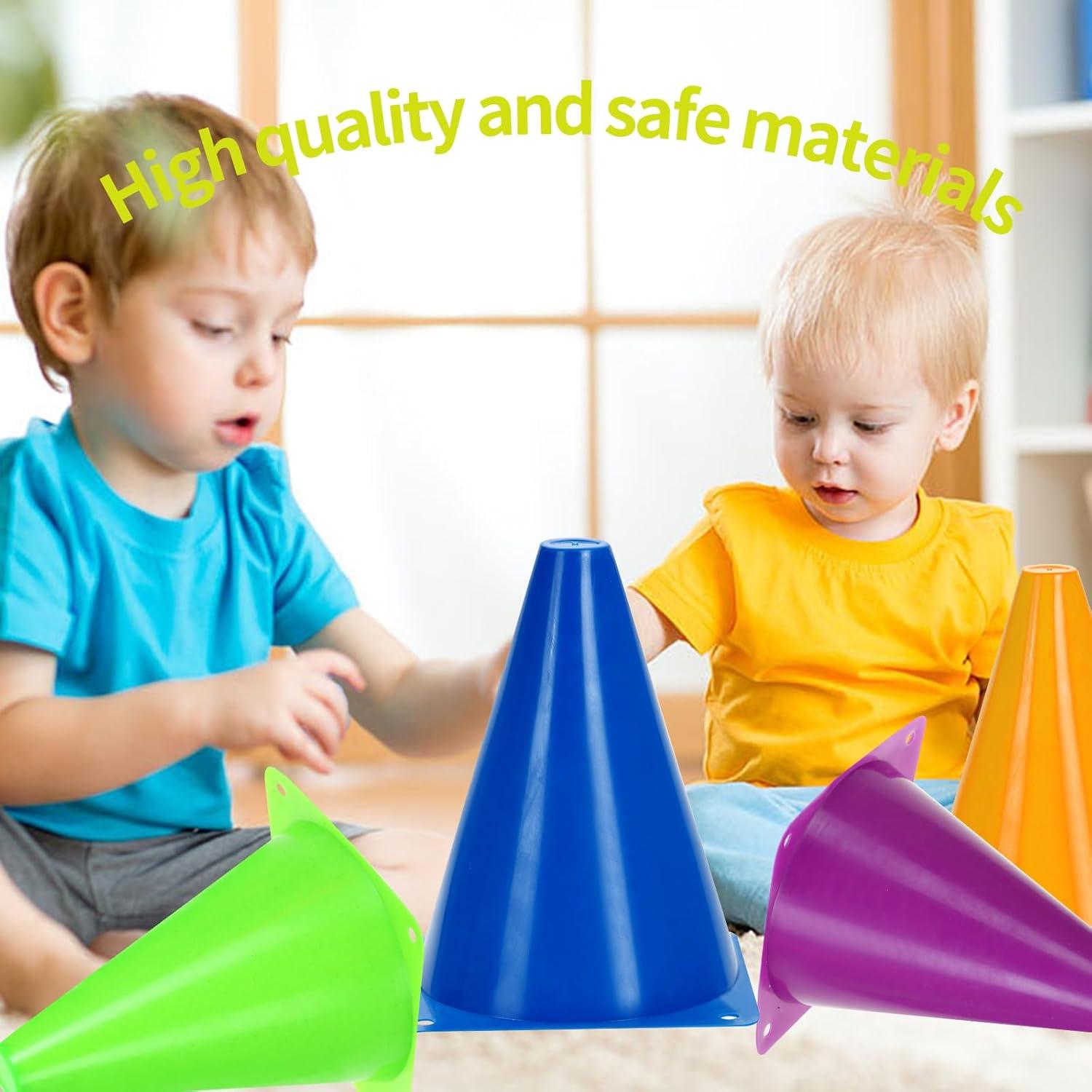 Juego de Conos de Plástico ISANCHA 27 PCS 17.78 cm Multicolor