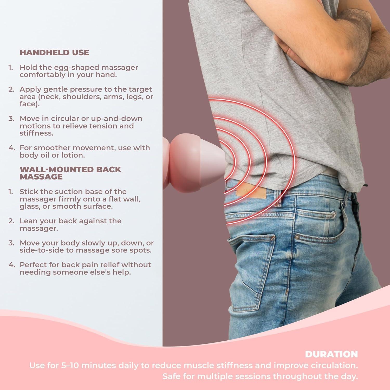 Bola de Masaje Montable WeeCosy para Alivio de Puntos Gatillo