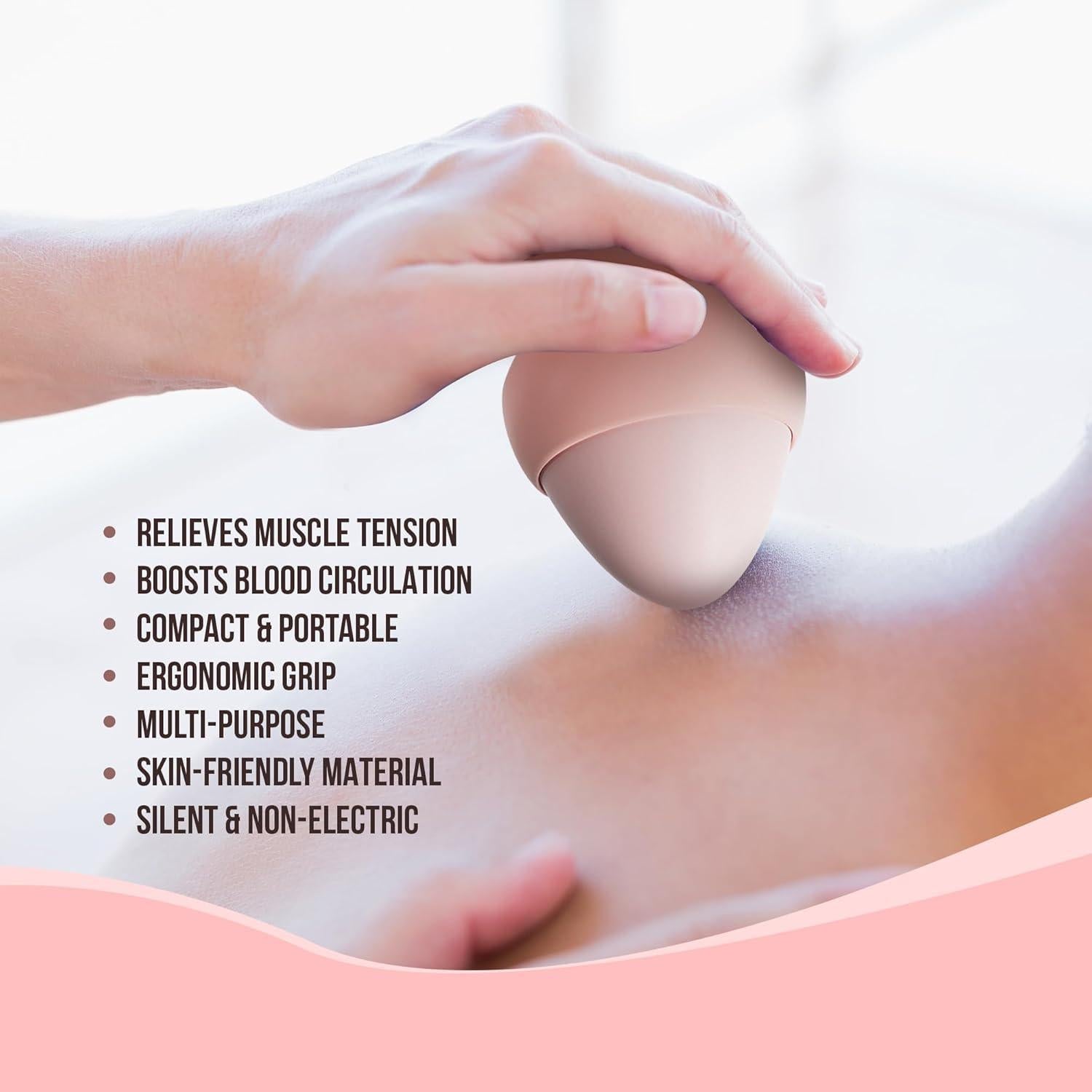 Bola de Masaje Montable WeeCosy para Alivio de Puntos Gatillo