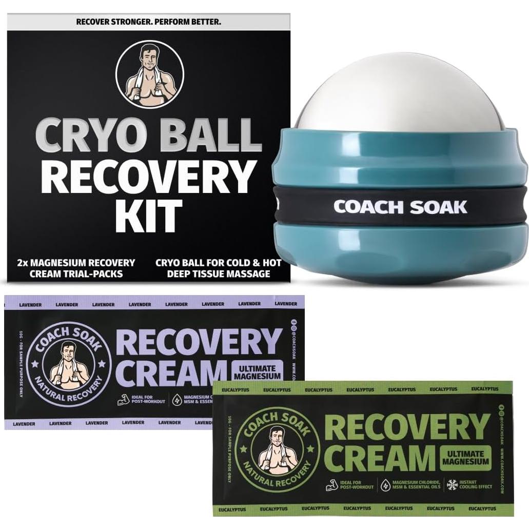 Rodillo de Masaje Coach Soak Doble Caliente y Frío con Silicona