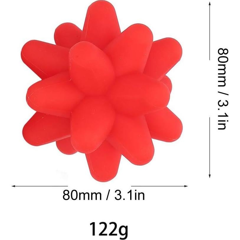 Bola de Masaje de Silicona Brrnoo 8 cm para Tejido Profundo
