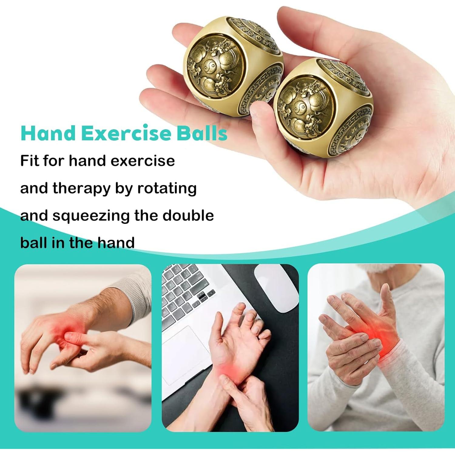 Set de Bolas Baoding Heeshin de 3.68cm para Alivio del Estrés