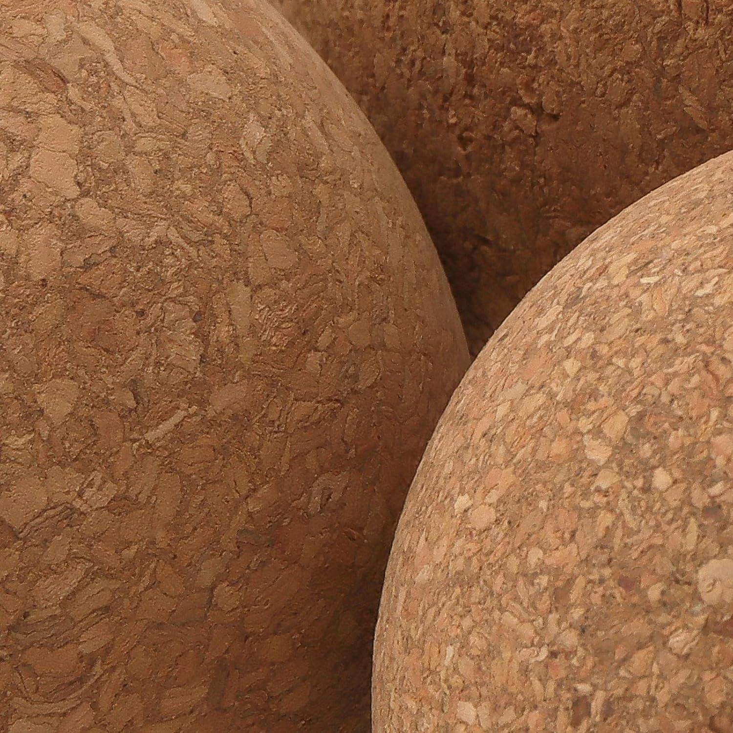 5 Bolas de Masaje de Corcho MUKLEI - 6cm, 8cm, 10cm