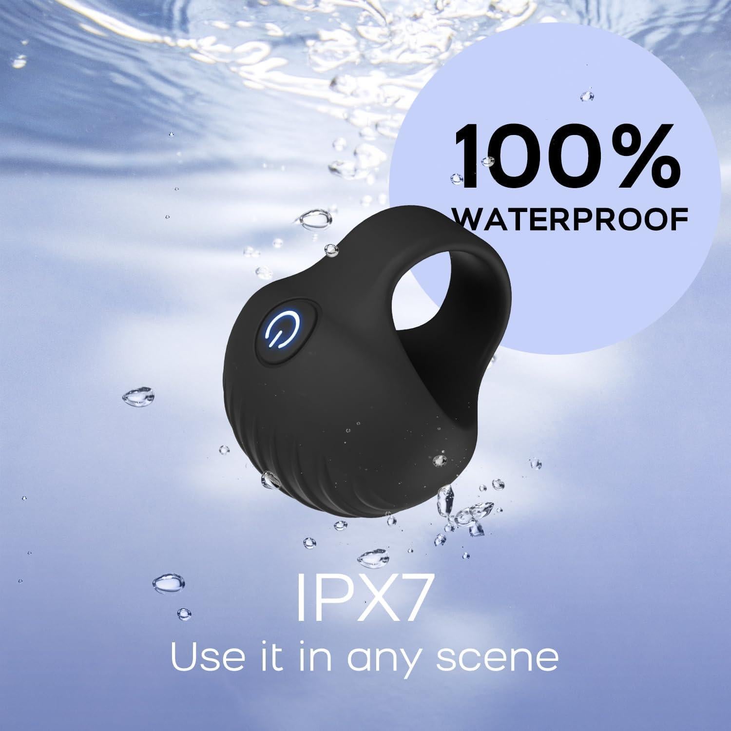 Bola de Masaje de Dedo JE FUN Recargable Impermeable Negro