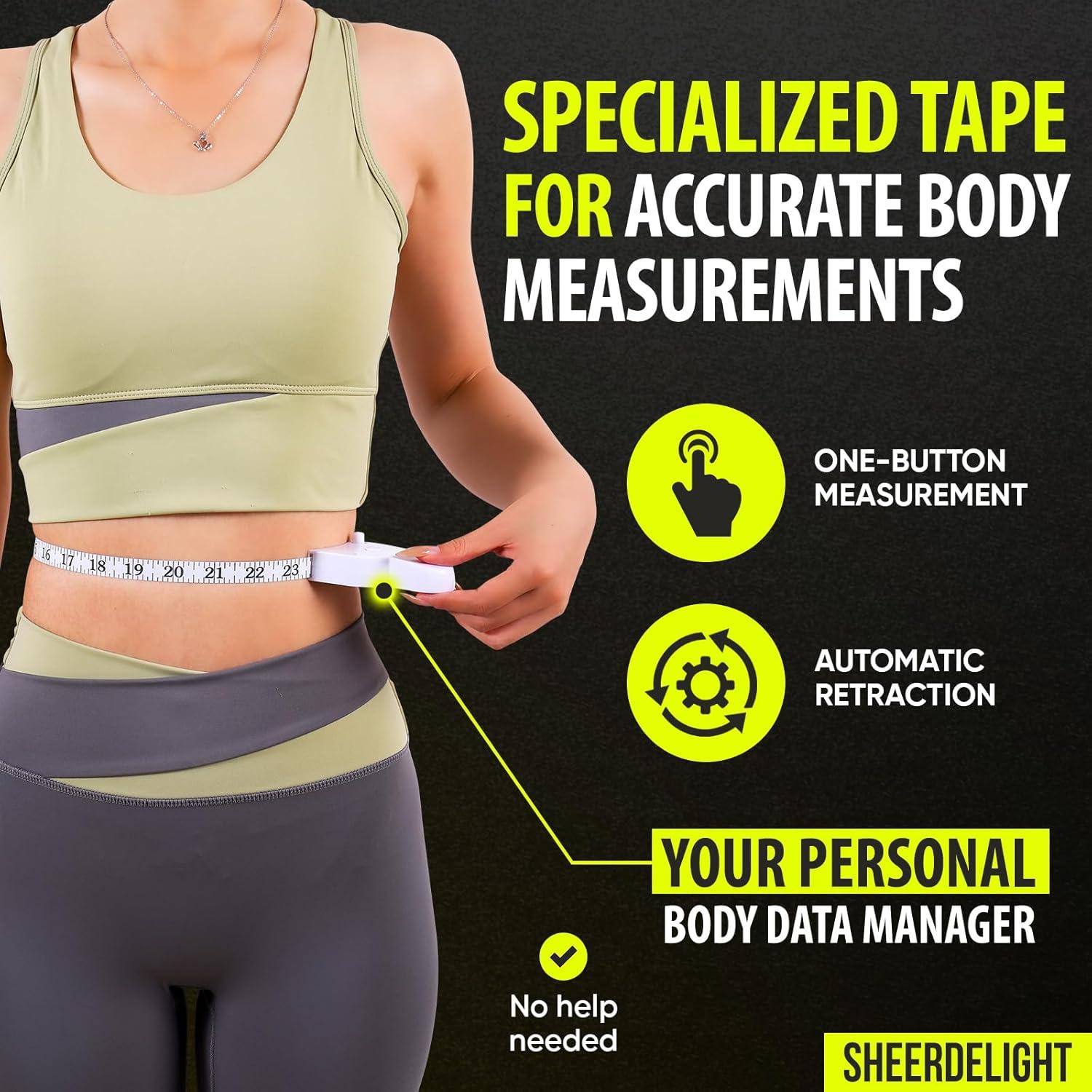 Cinta Métrica Corporal SheerDelight - Paquete de 2, 152.4 cm