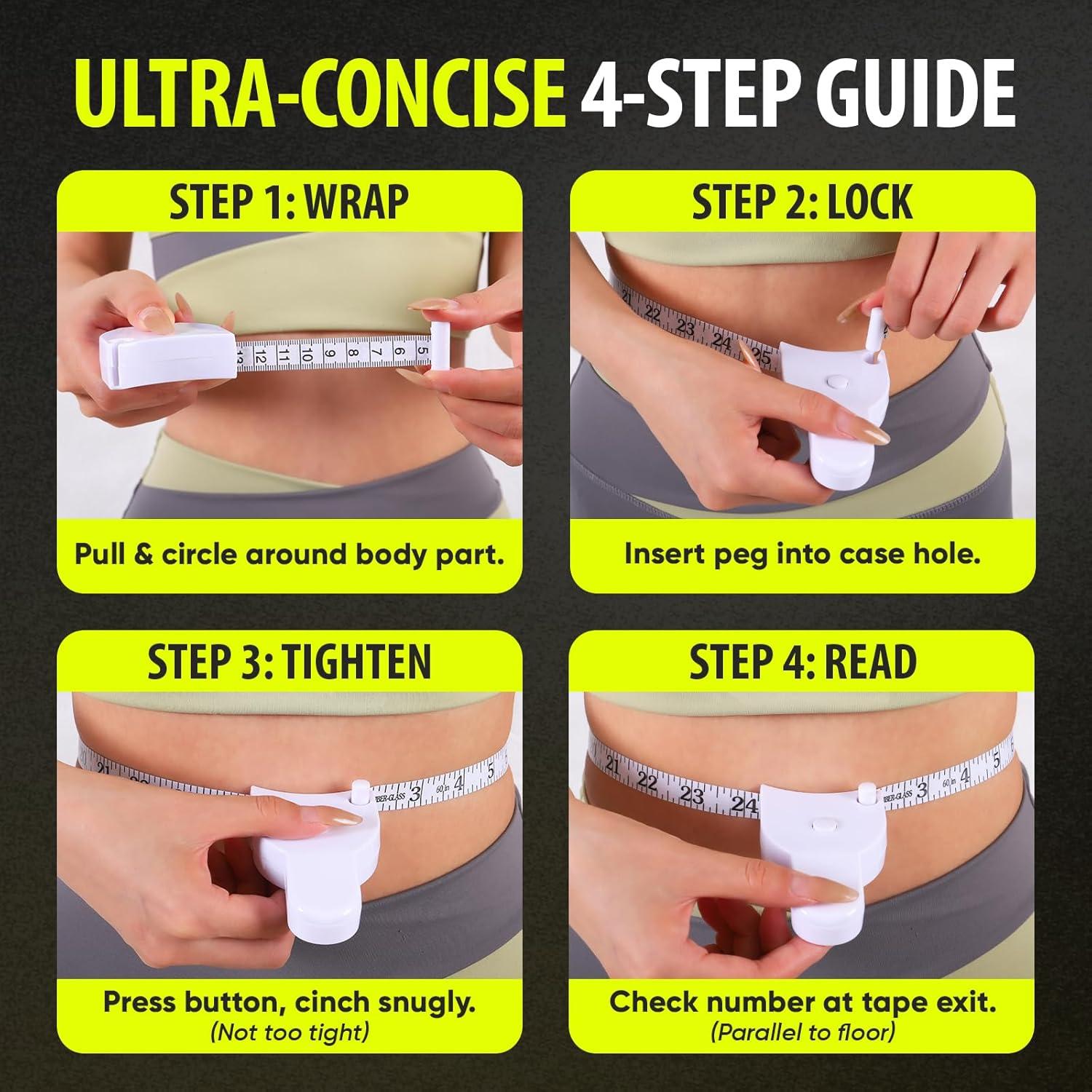 Cinta Métrica Corporal SheerDelight - Paquete de 2, 152.4 cm