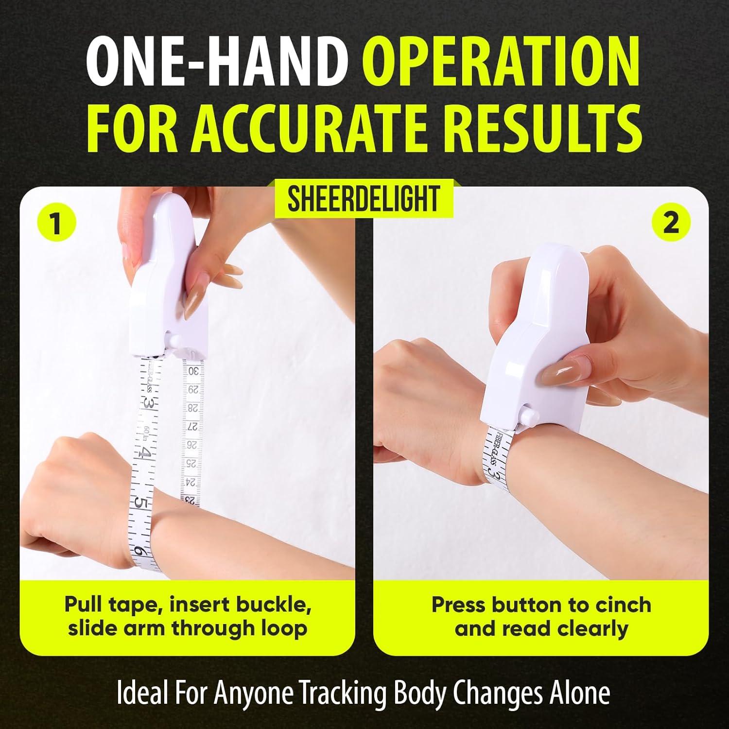 Cinta Métrica Corporal SheerDelight - Paquete de 2, 152.4 cm