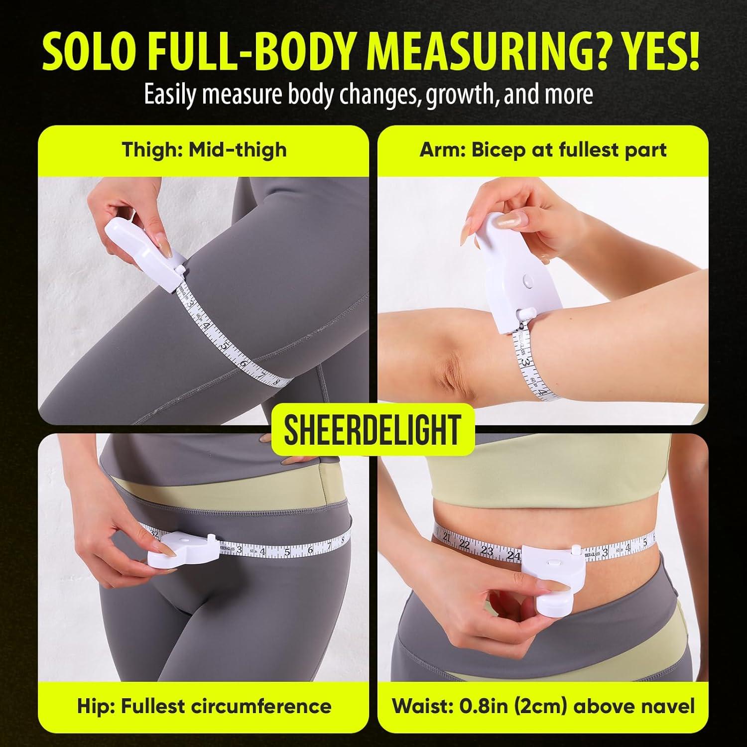 Cinta Métrica Corporal SheerDelight - Paquete de 2, 152.4 cm