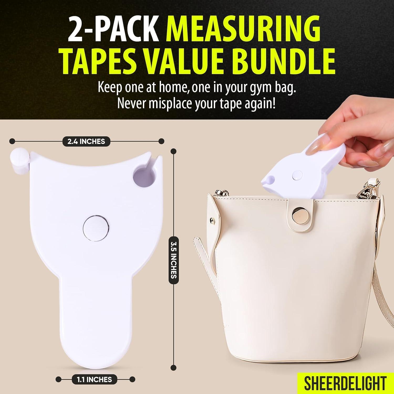 Cinta Métrica Corporal SheerDelight - Paquete de 2, 152.4 cm