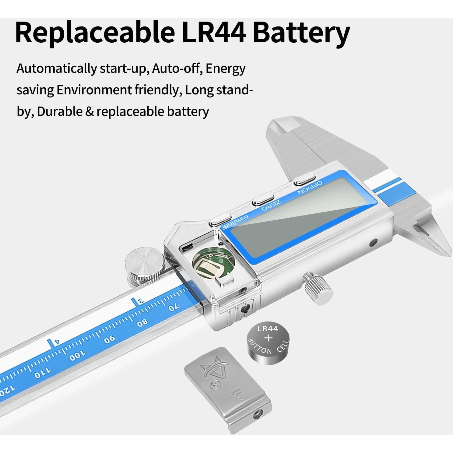 Calibrador Digital ACEMETER 15 cm Pantalla LCD Precisión 0.01 mm