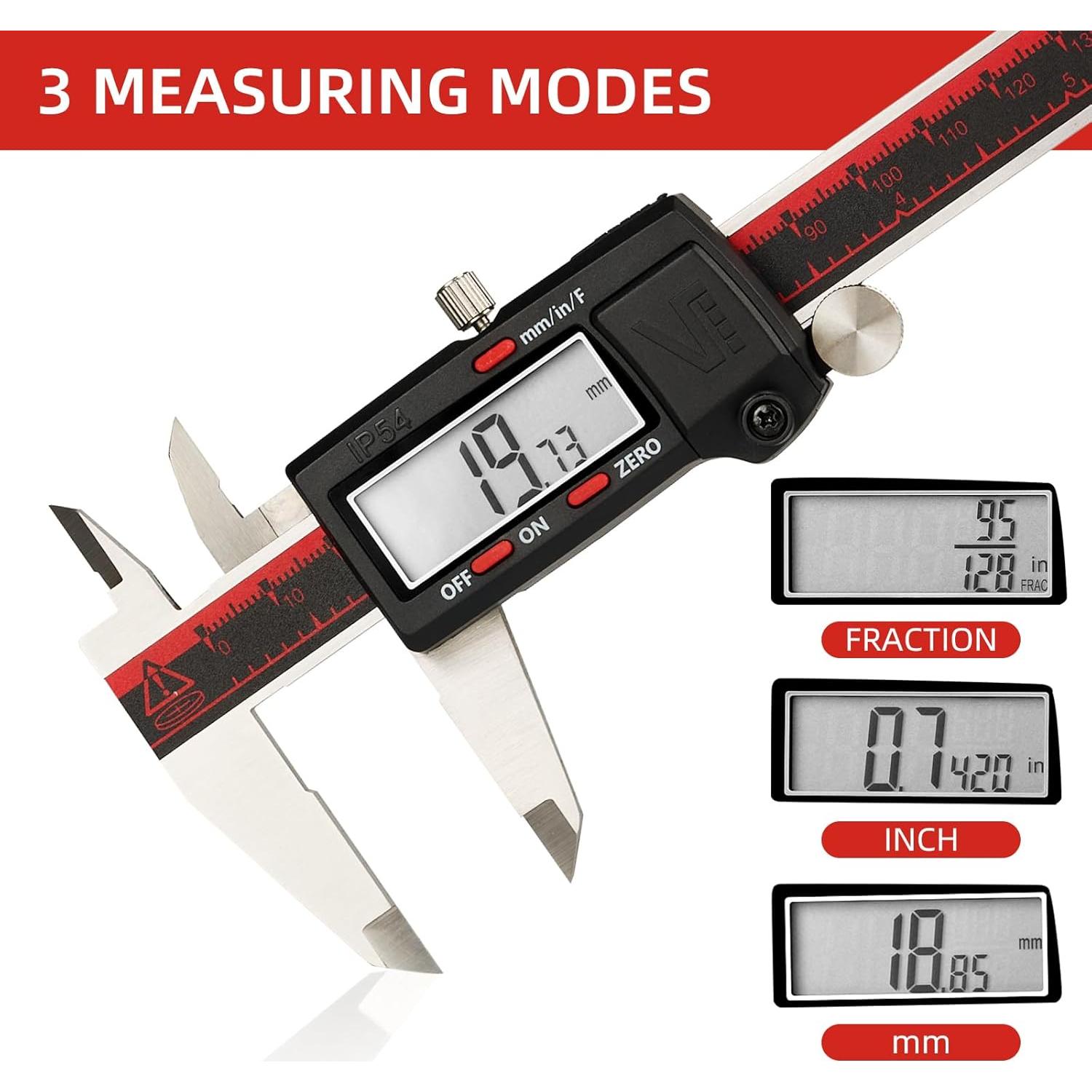 Calibre Digital VINCA DCLA-0605 150mm IP54 Acero Inoxidable