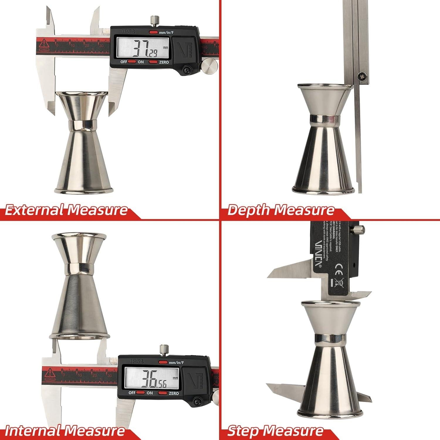 Calibre Digital VINCA DCLA-0605 150mm IP54 Acero Inoxidable