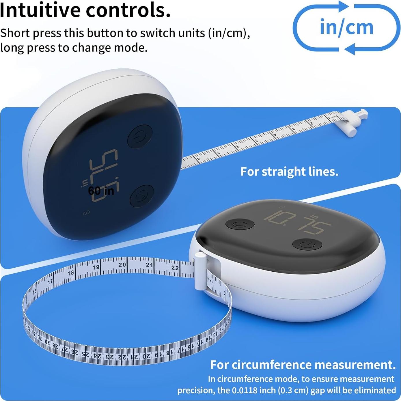 Cinta Métrica Corporal Inteligente Healthkeep ER307UWB Bluetooth 150cm