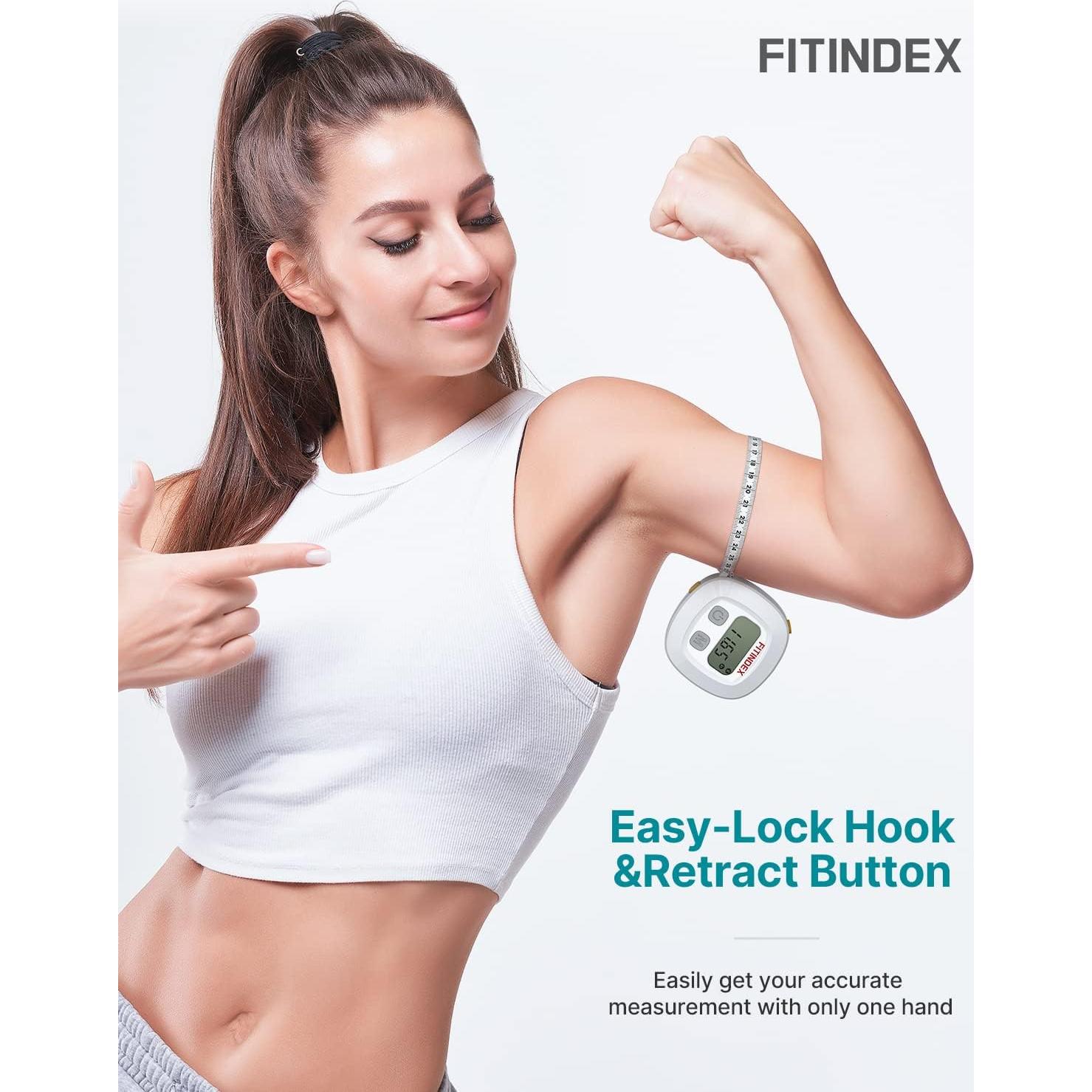 Cinta Métrica Inteligente FITINDEX para Medidas Corporales 150 cm