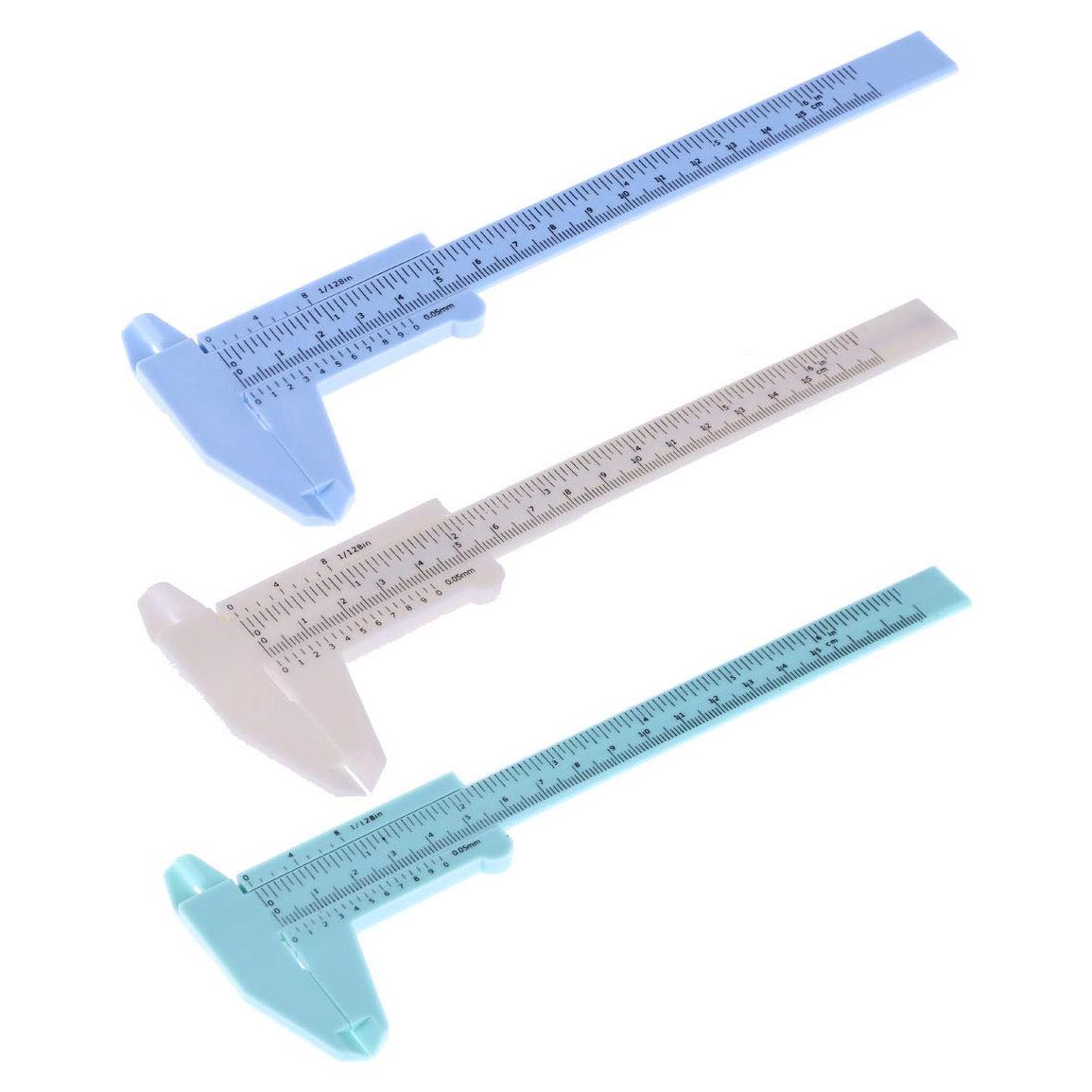 Calibrador de Plástico Penta Angel 3 Pcs 150mm Doble Escala