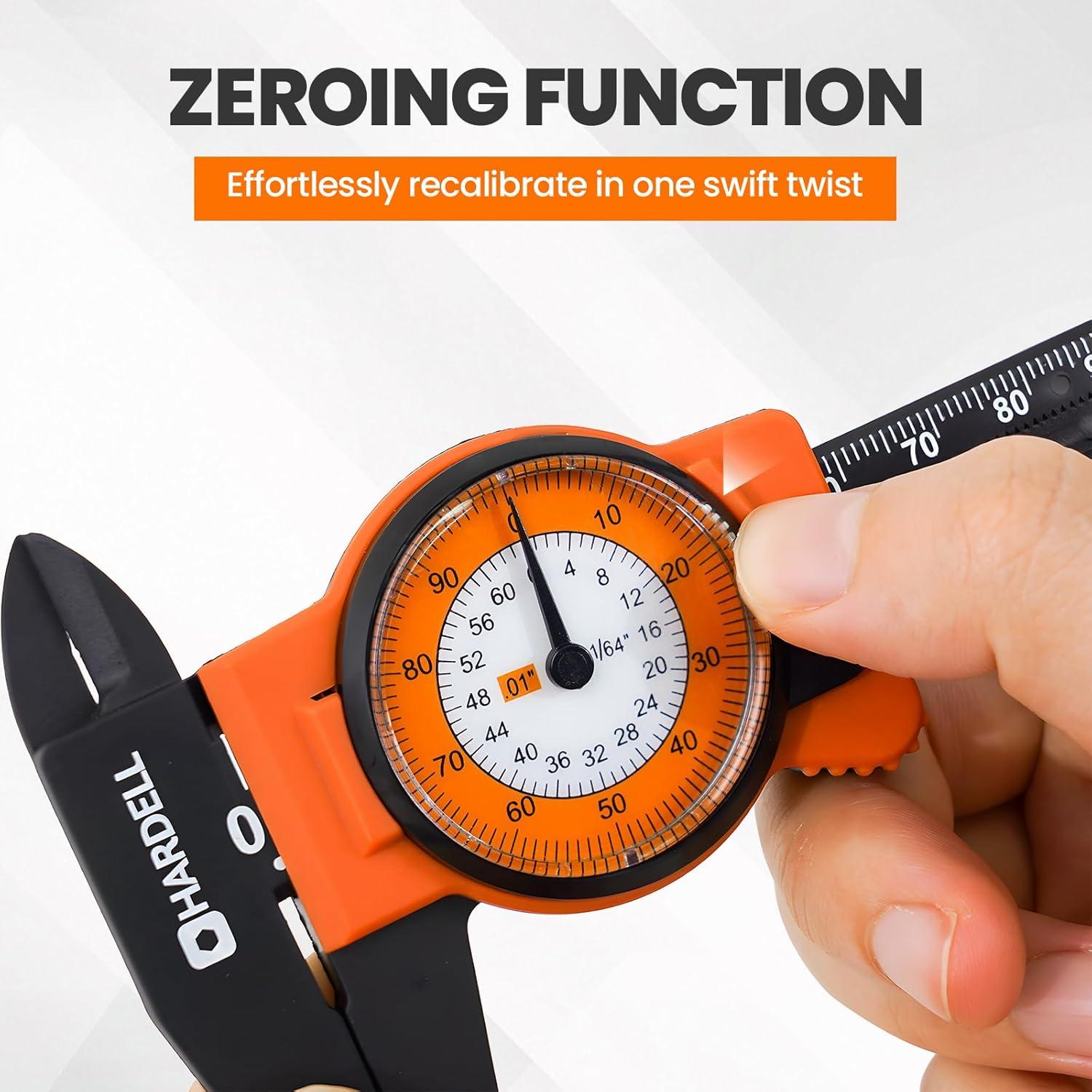 Calibre de Dial HARDELL 6" (15.24 cm) Precisión ±0.02 cm