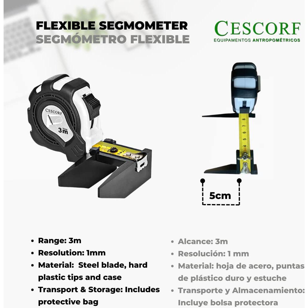 Segmómetro Flexible Cescorf para Medición Corporal 3m