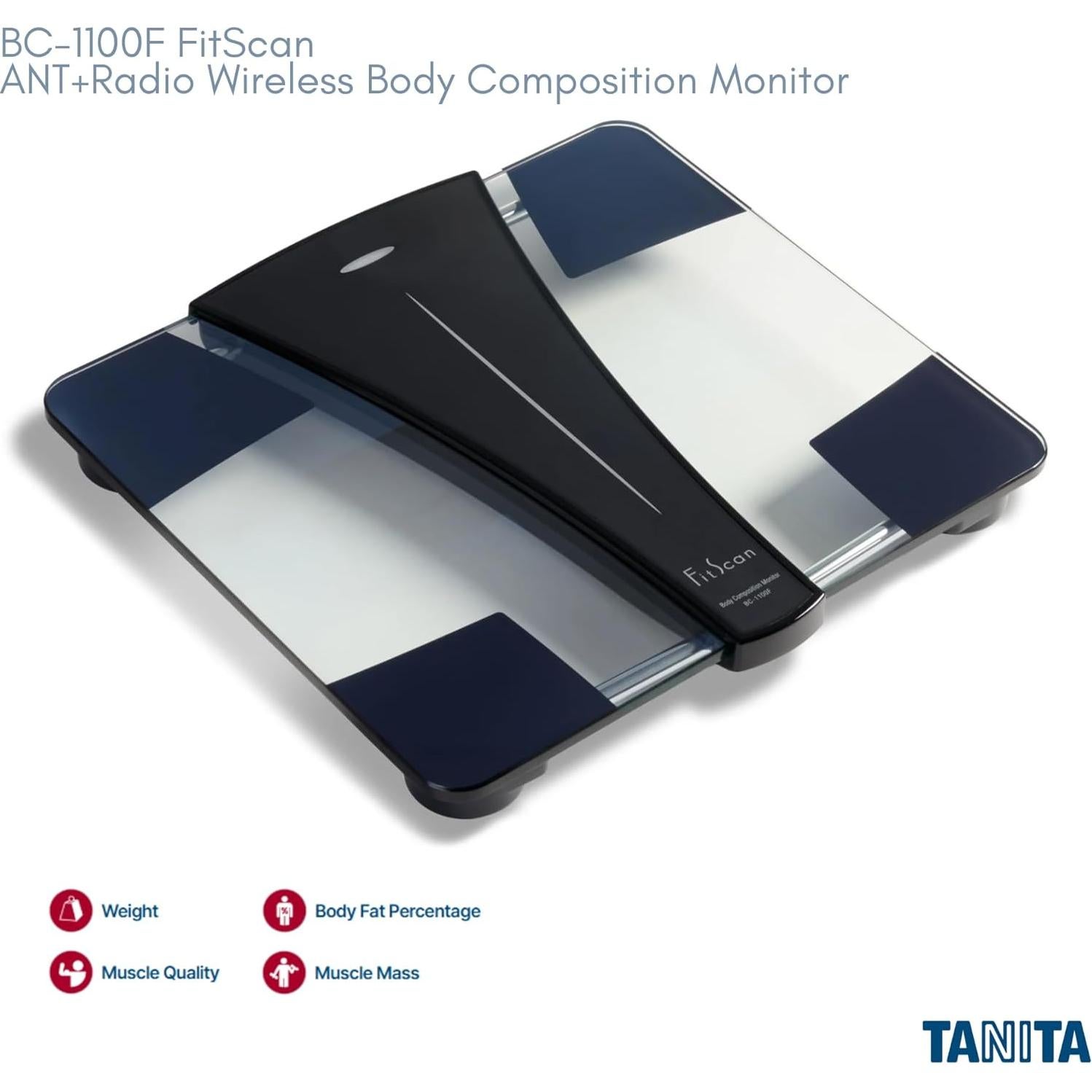 Tanita BC-1100F FitScan Monitor Composición Corporal Inalámbrico