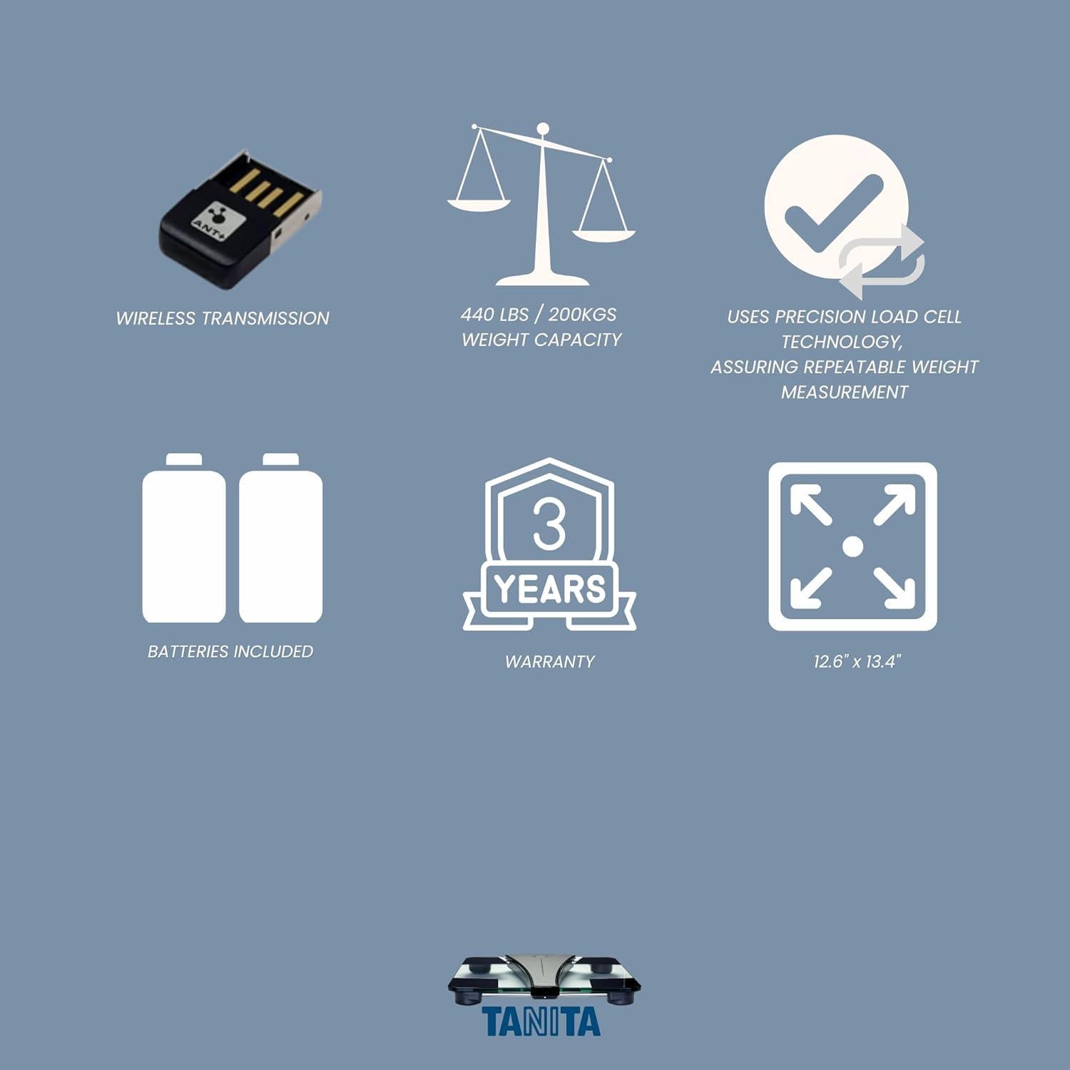 Tanita BC-1100F FitScan Monitor Composición Corporal Inalámbrico
