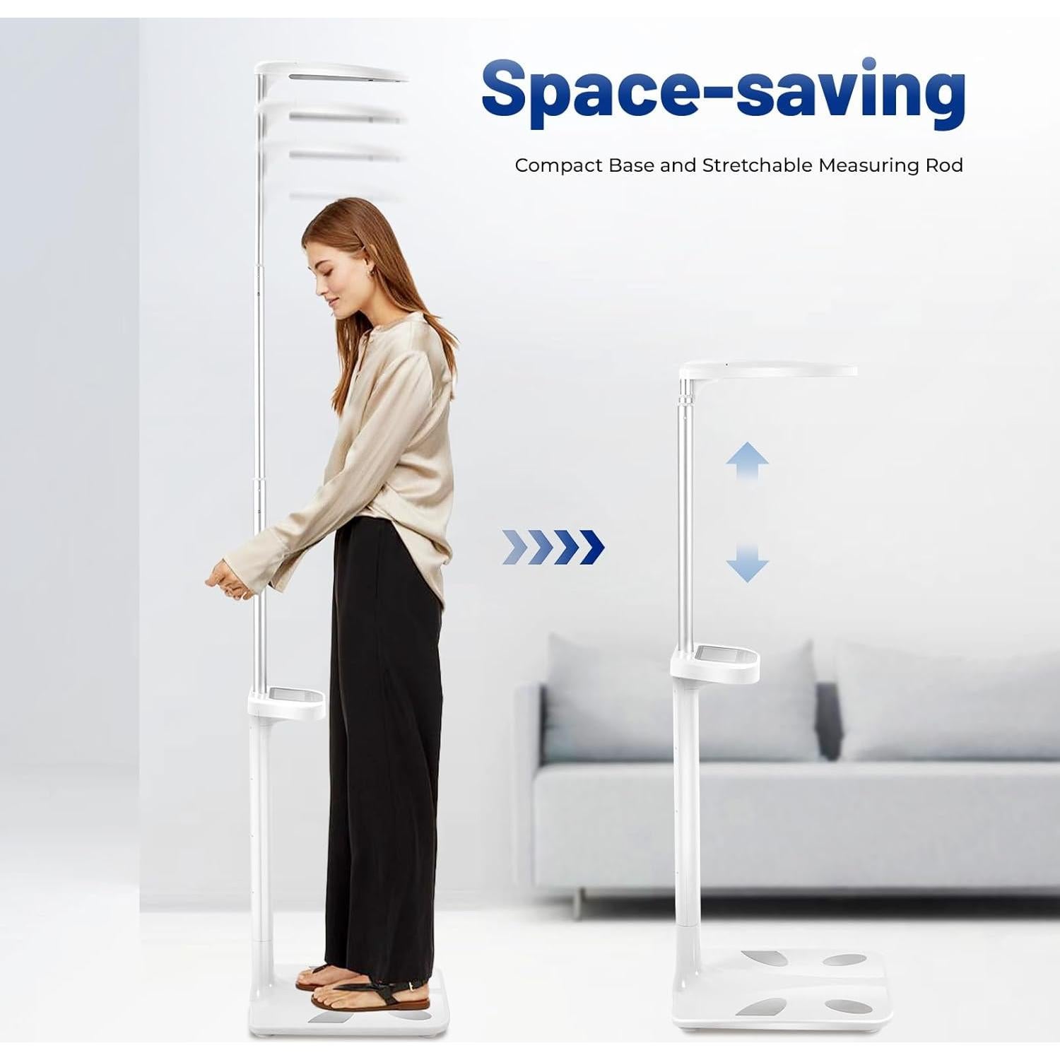 Escala Digital Profesional Ganism 200kg Medición IMC Altura