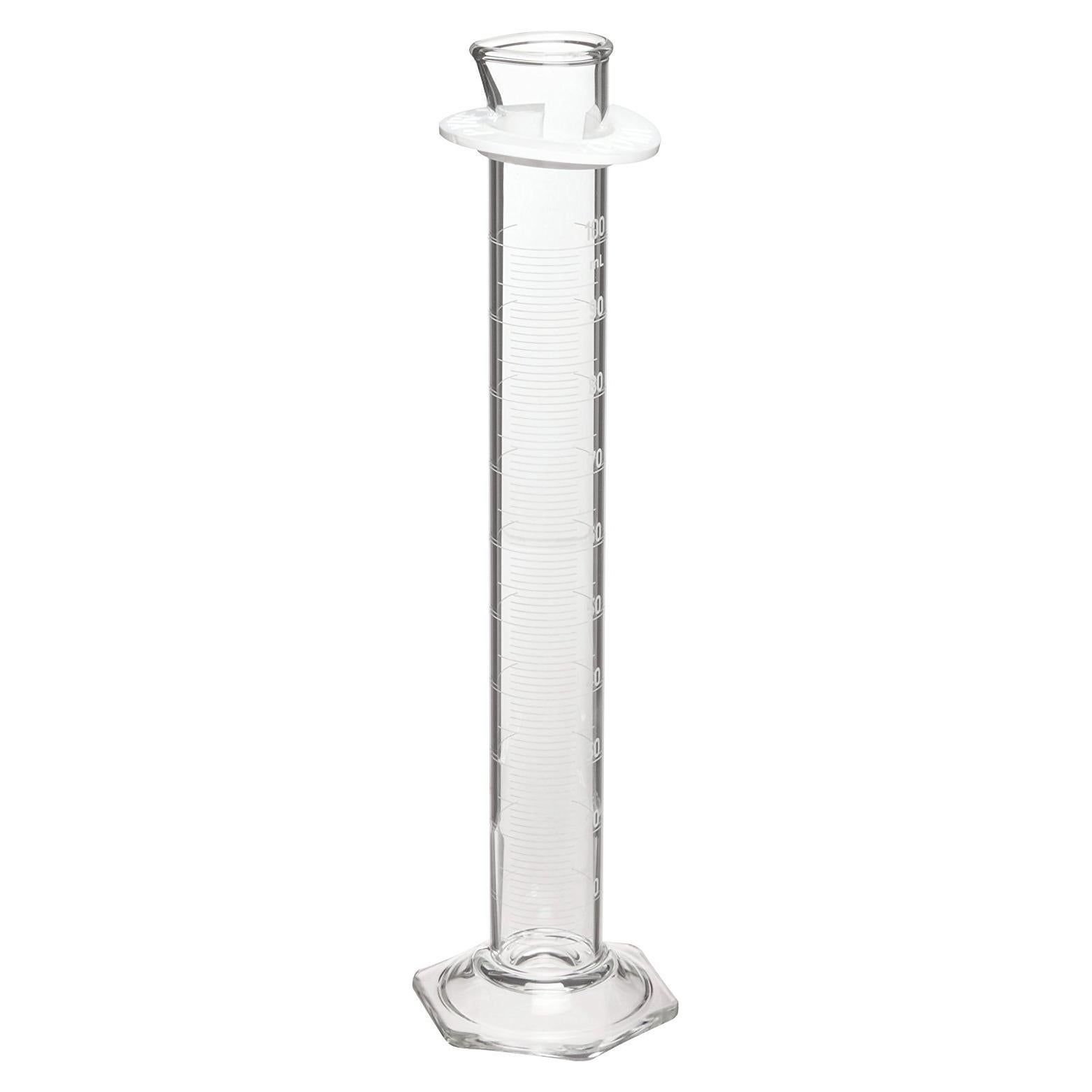 Cilindro Graduado de Vidrio Corning Pyrex 100mL con Tapa