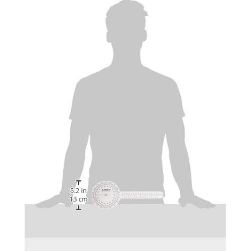 Goniómetro de Plástico Prestige Medical 30.48 cm 360 Grados