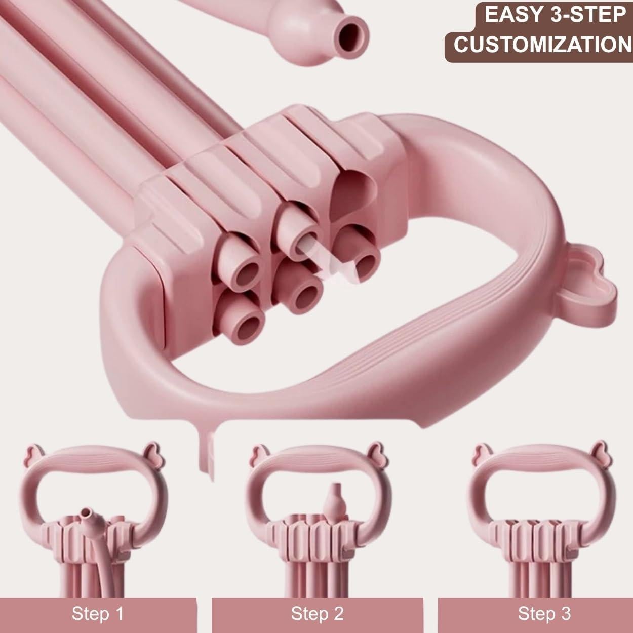 Bandas de Resistencia GYMMAJOR - Juego de 8 Tubos Ajustables