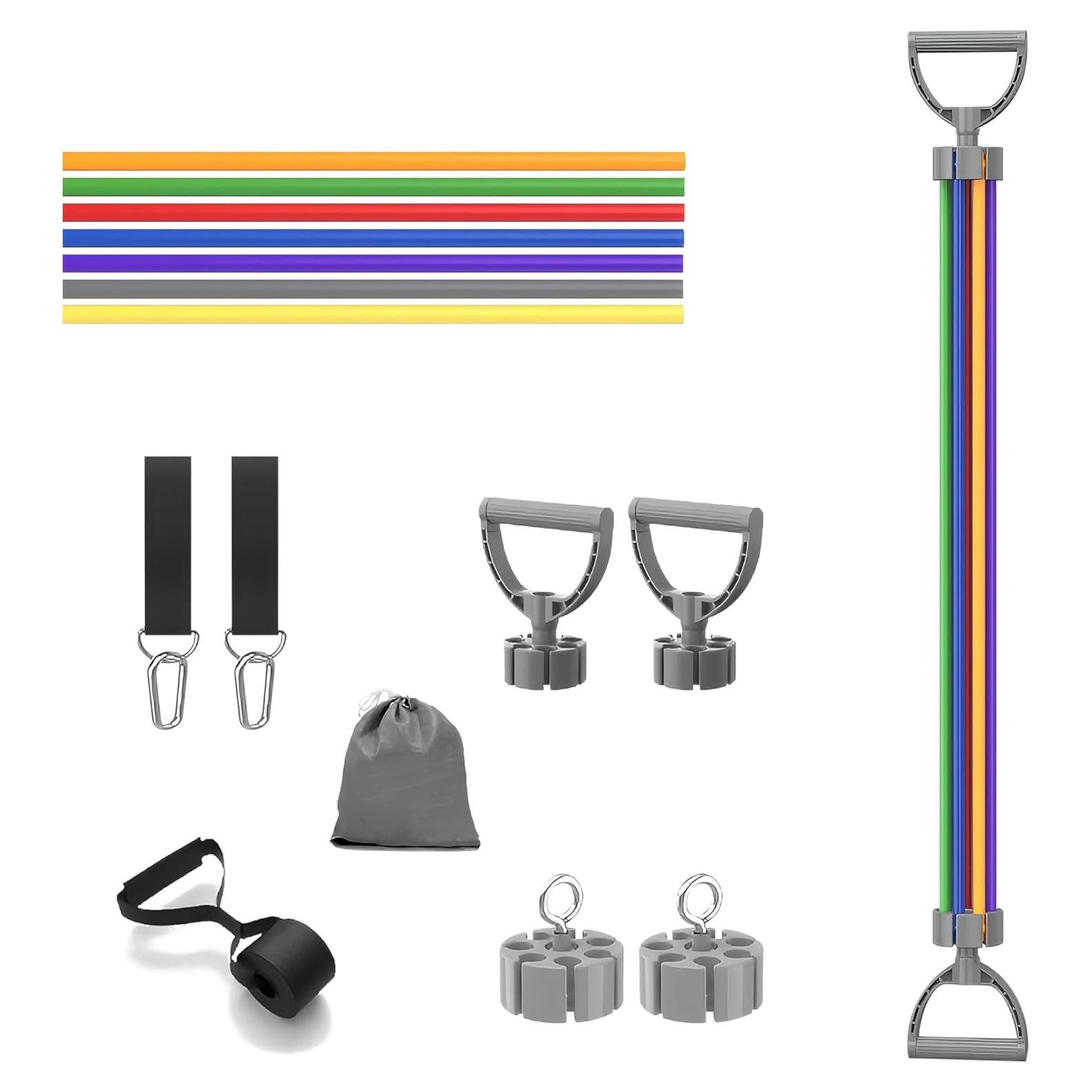 Juego de Bandas de Resistencia 17 Piezas ZUFUMI - Ejercicio en Casa