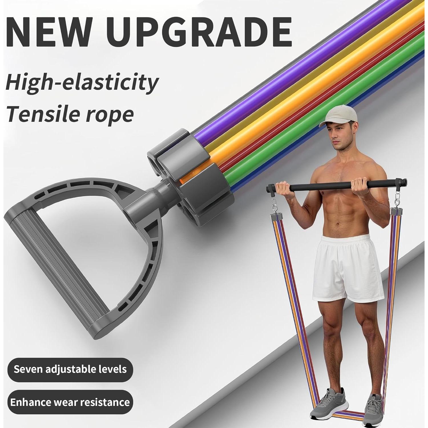 Juego de Bandas de Resistencia 17 Piezas ZUFUMI - Ejercicio en Casa