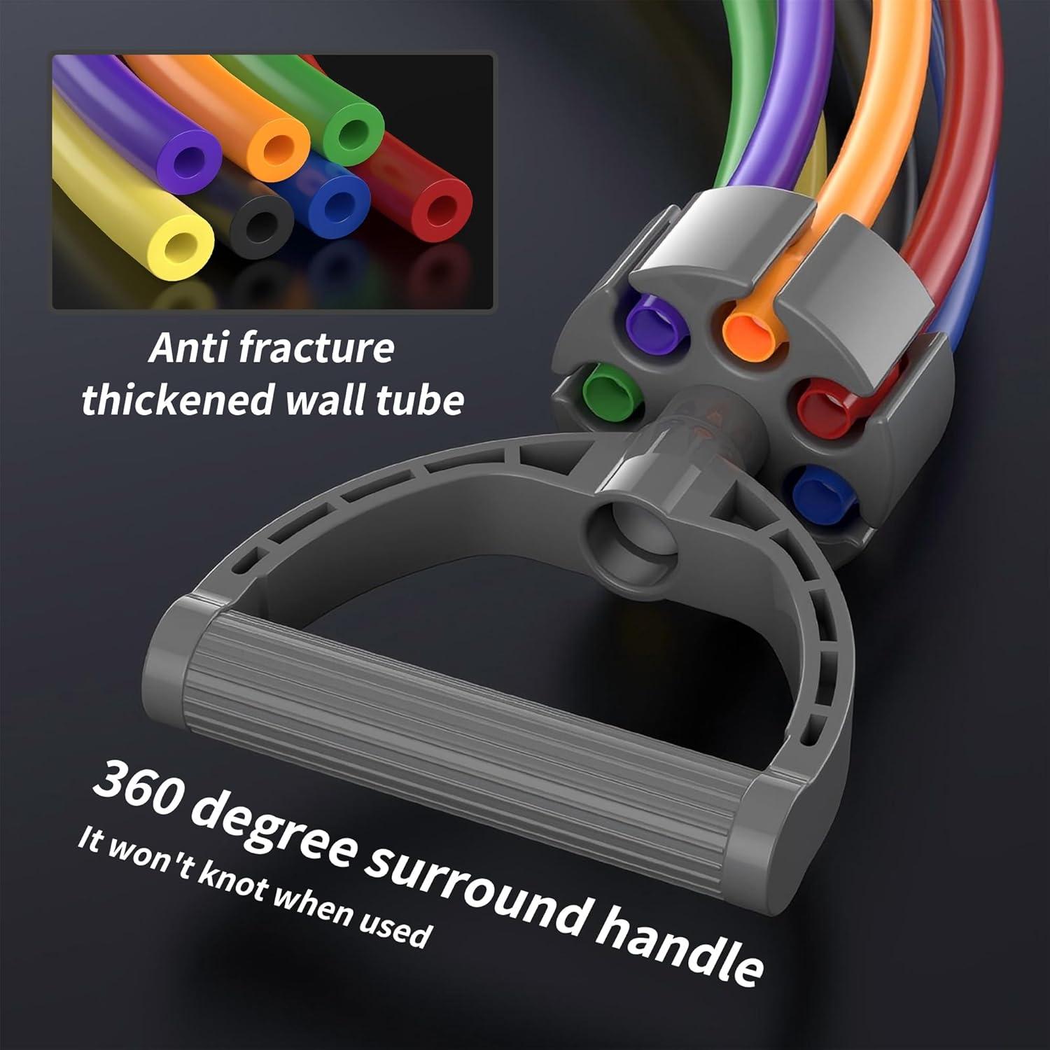 Juego de Bandas de Resistencia 17 Piezas ZUFUMI - Ejercicio en Casa