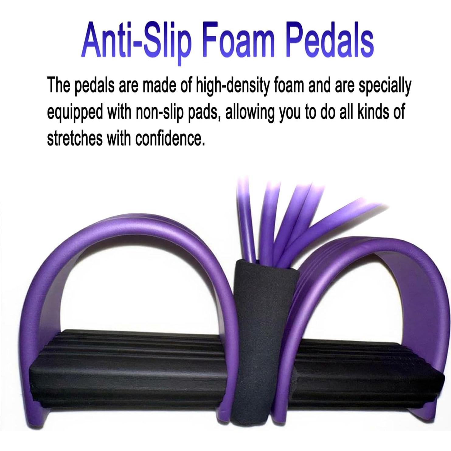 Banda de Resistencia JQTEOYW con Pedal y Mango - 6 Tubos