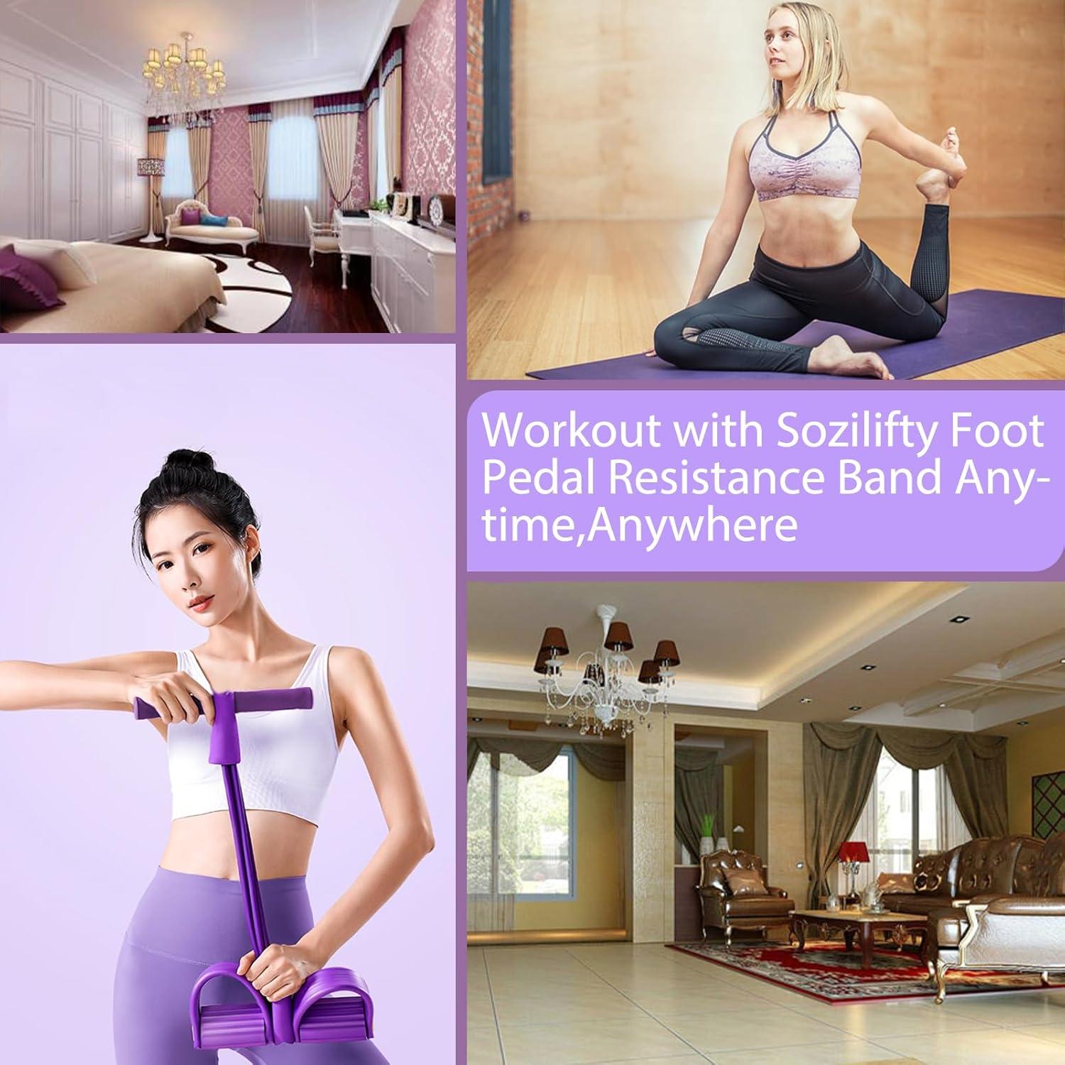 Cuerda de Resistencia con Pedal Sozilifty 6 Tubos Pesado