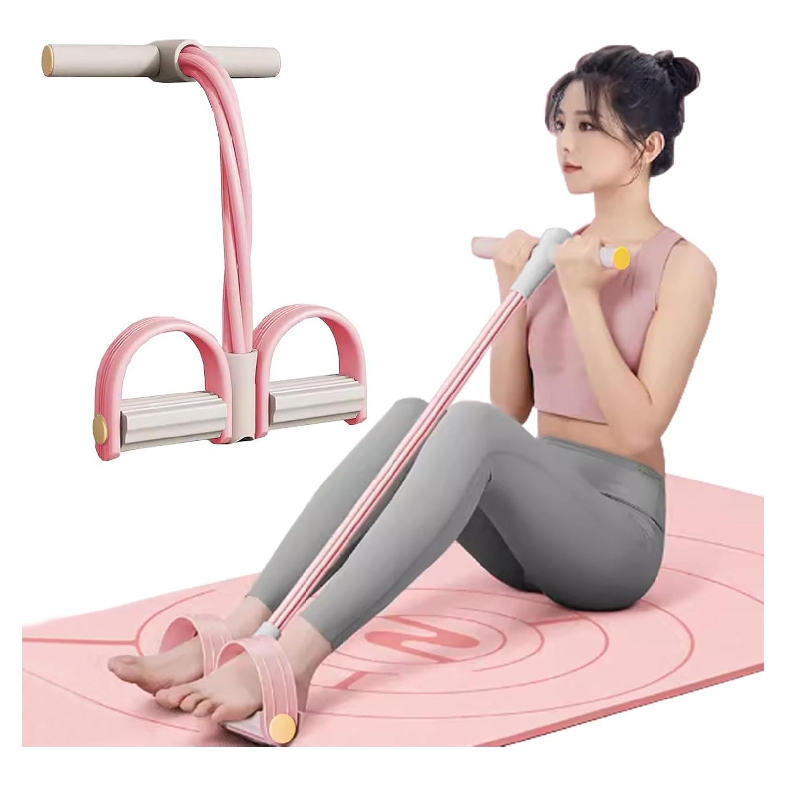 Banda de Resistencia con Pedal Sozilifty Rosa - Entrenamiento Fuerza