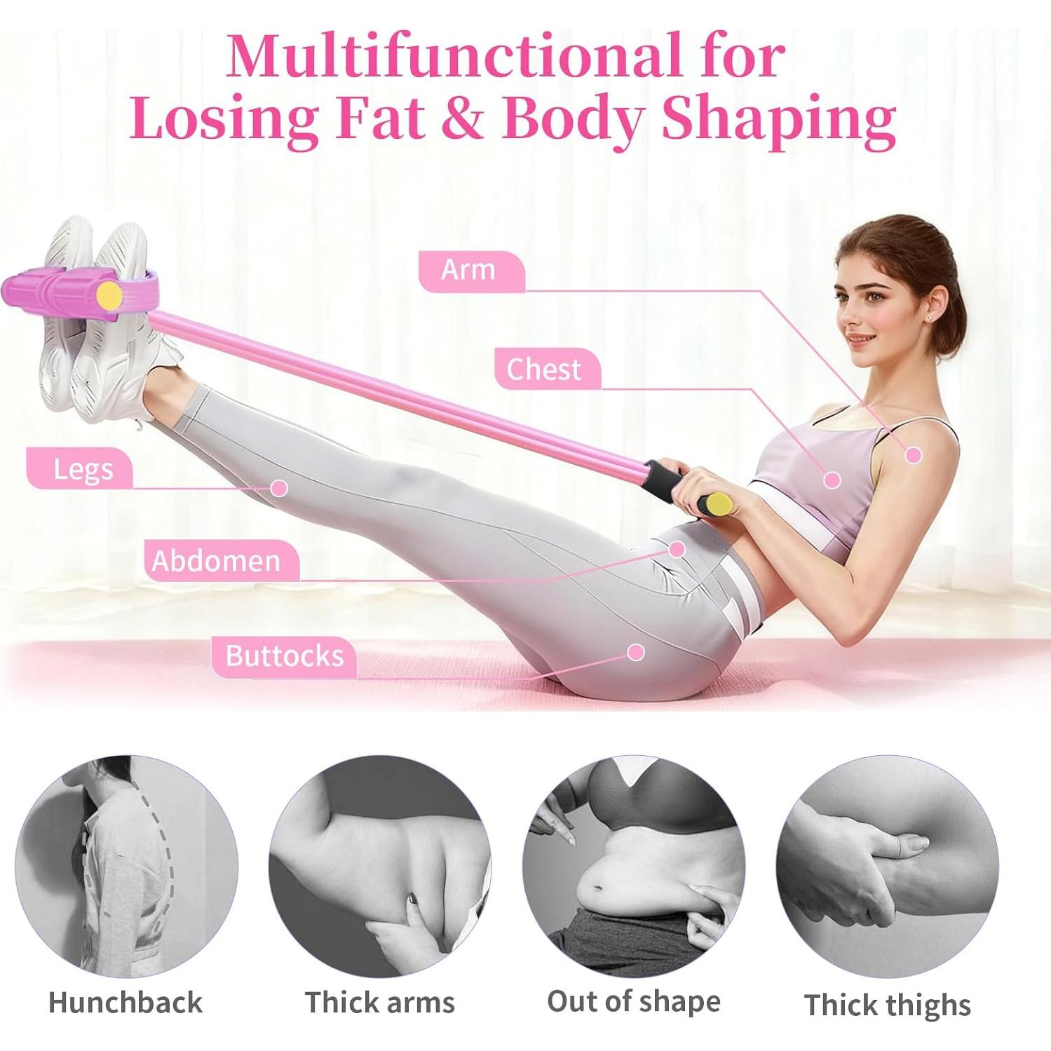 Bandas de Resistencia Spechance con Pedal y Mangos - 6 Tubos