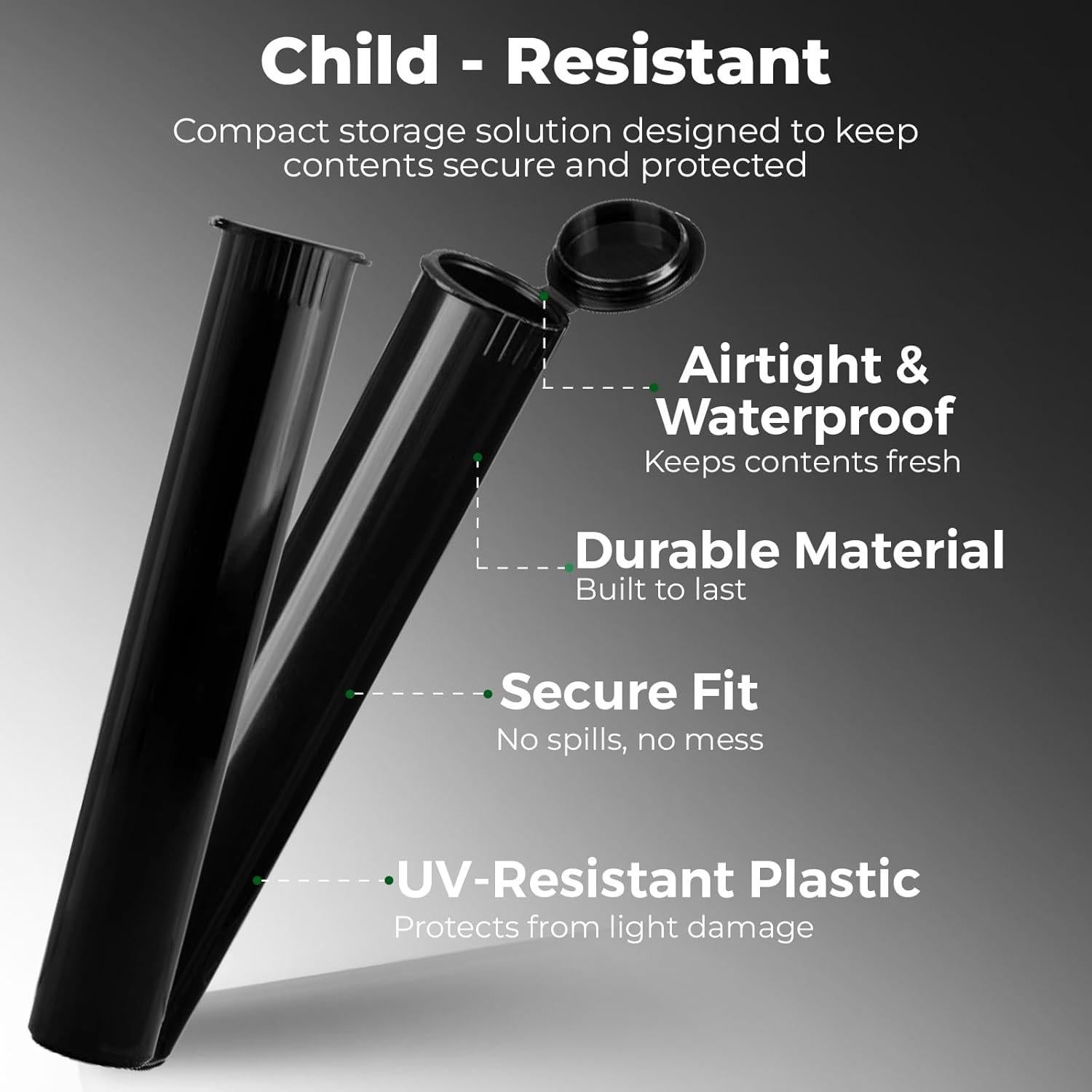 Botella de Píldoras Mini BIKO 116mm 10-Pack A Prueba de Agua