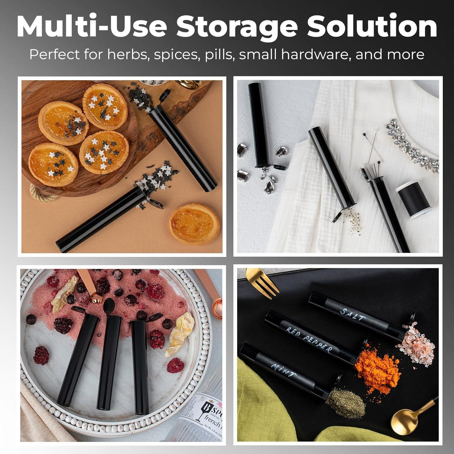 Botella de Píldoras Mini BIKO 116mm 10-Pack A Prueba de Agua