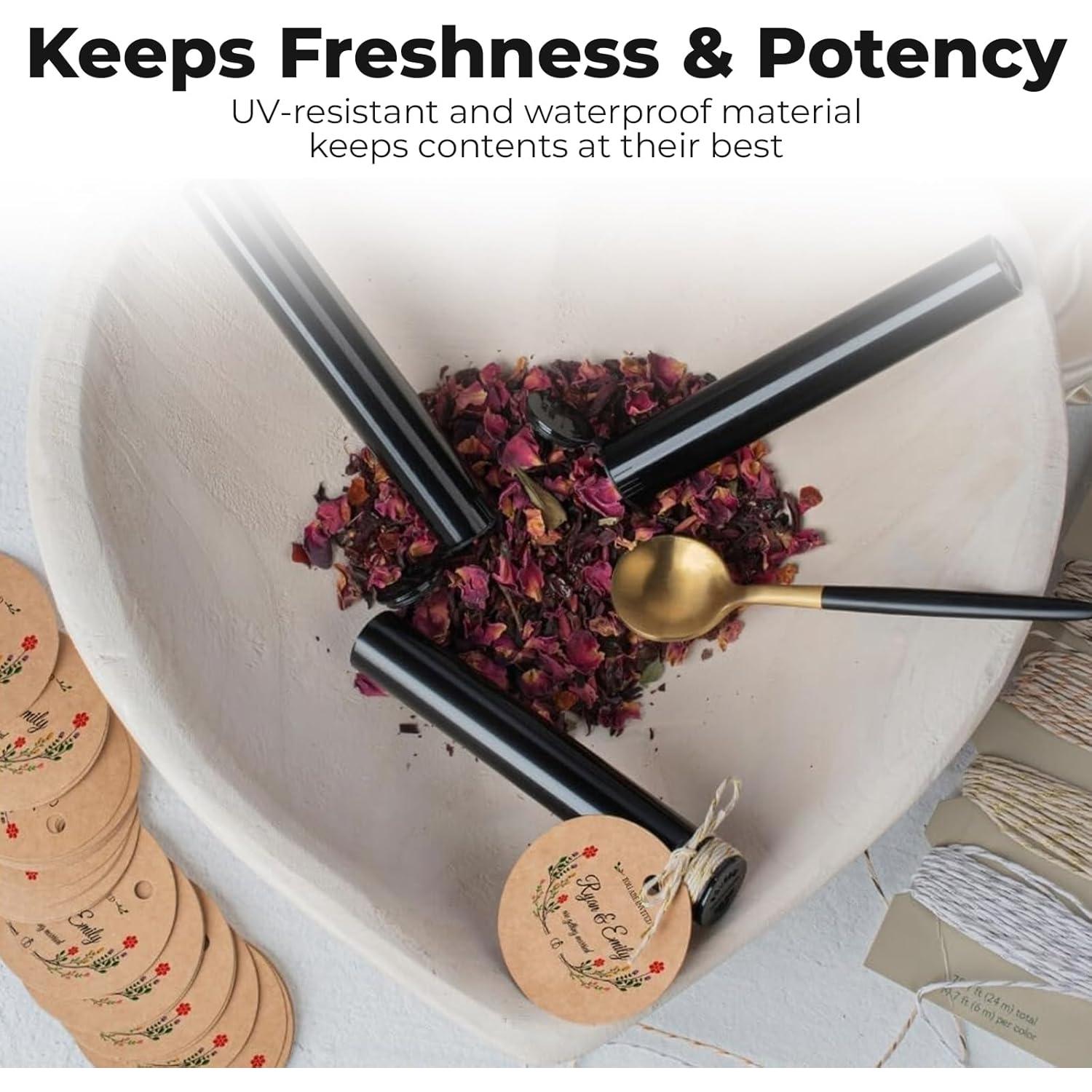 Botella de Píldoras Mini BIKO 116mm 10-Pack A Prueba de Agua