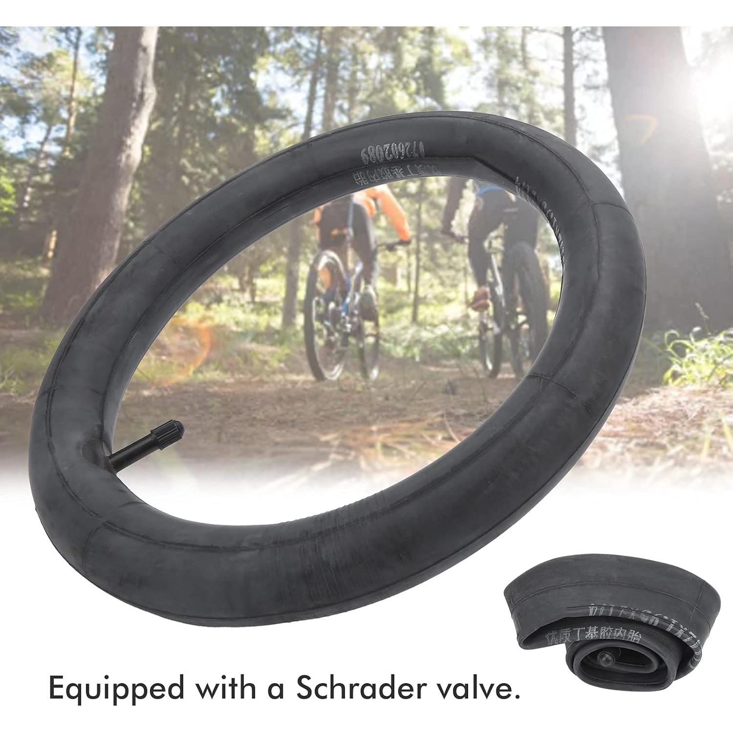 Tubo Interno de Bicicleta Plegable Shanrya 12.5" Goma Schrader