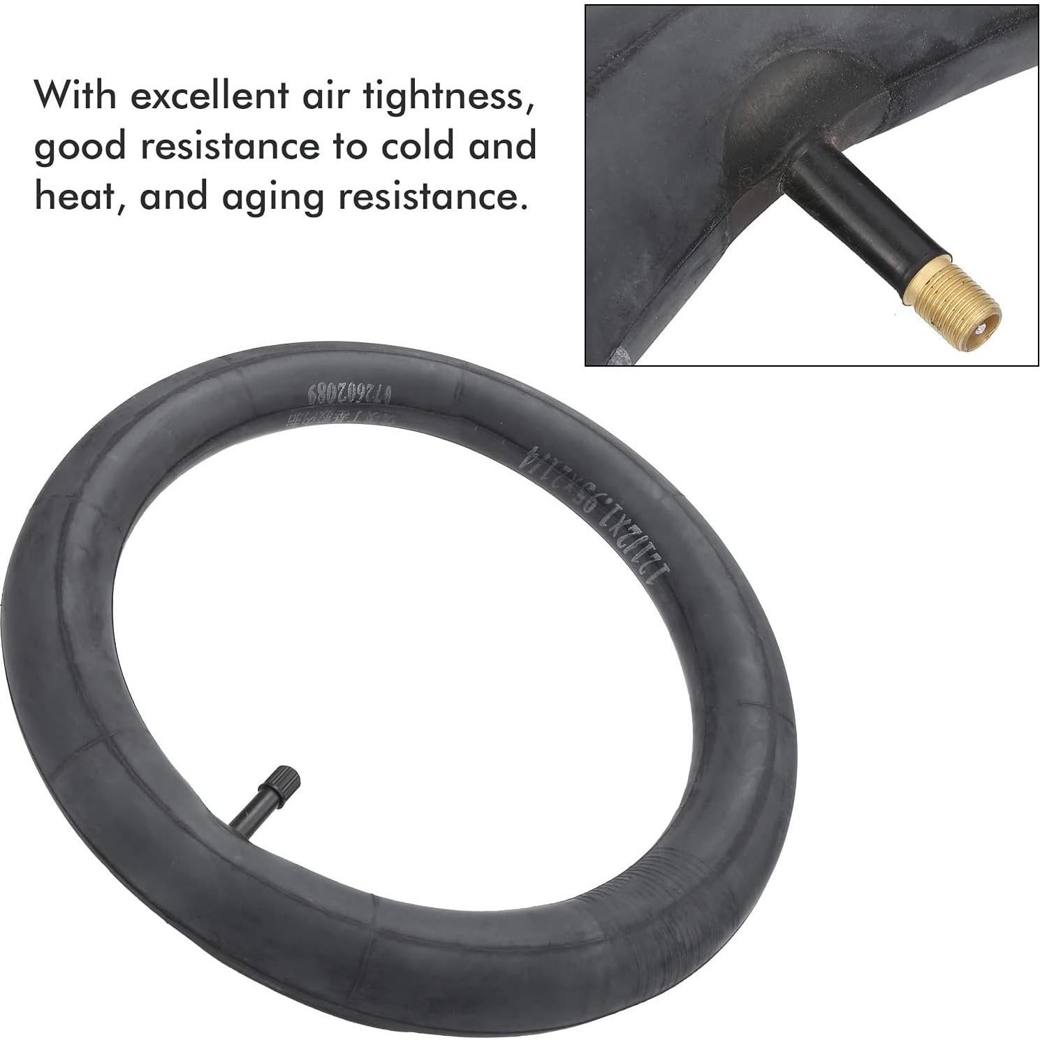 Tubo Interno de Bicicleta Plegable Shanrya 12.5" Goma Schrader