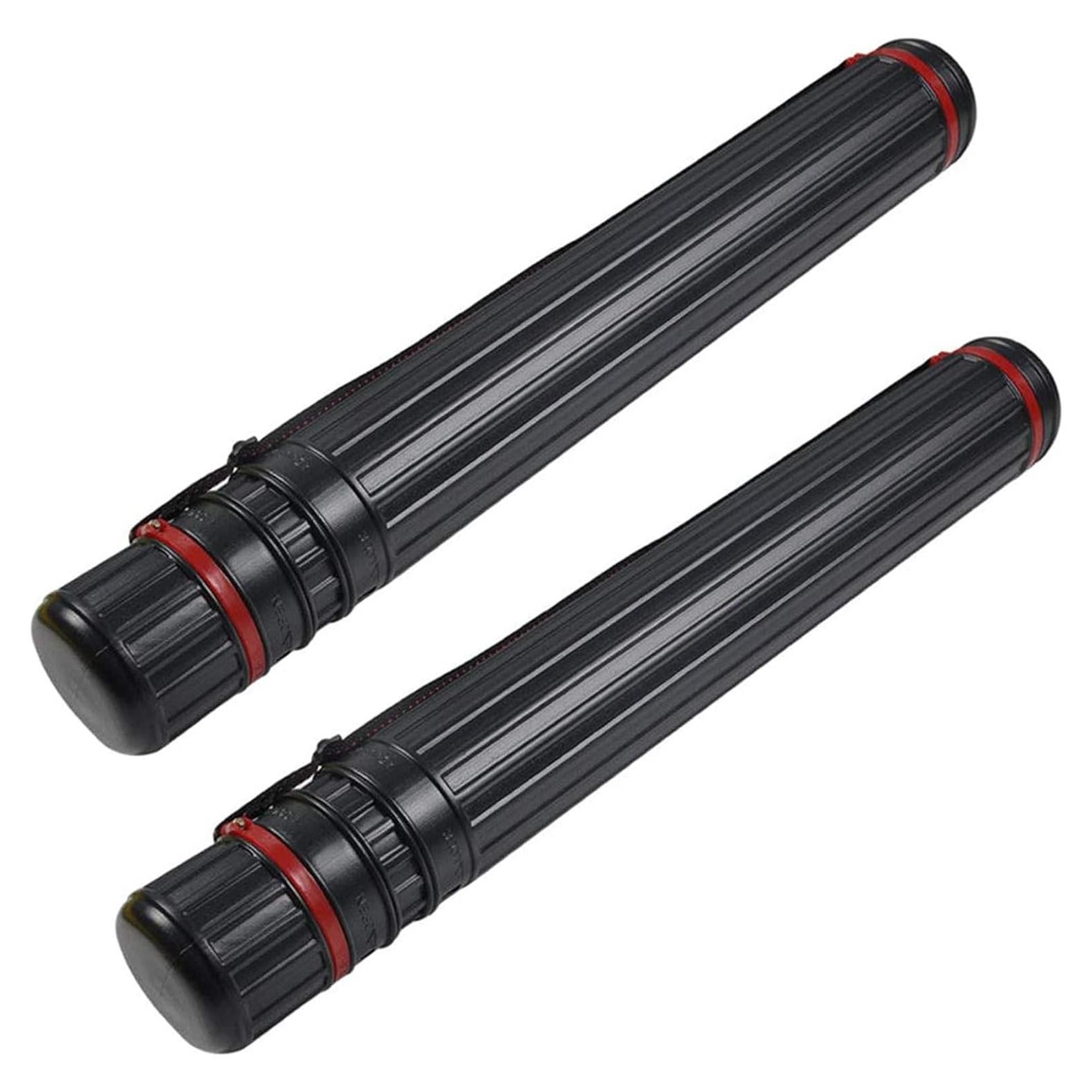 Tubo Telescópico DEWEL para Póster y Caña de Pescar XL Negro