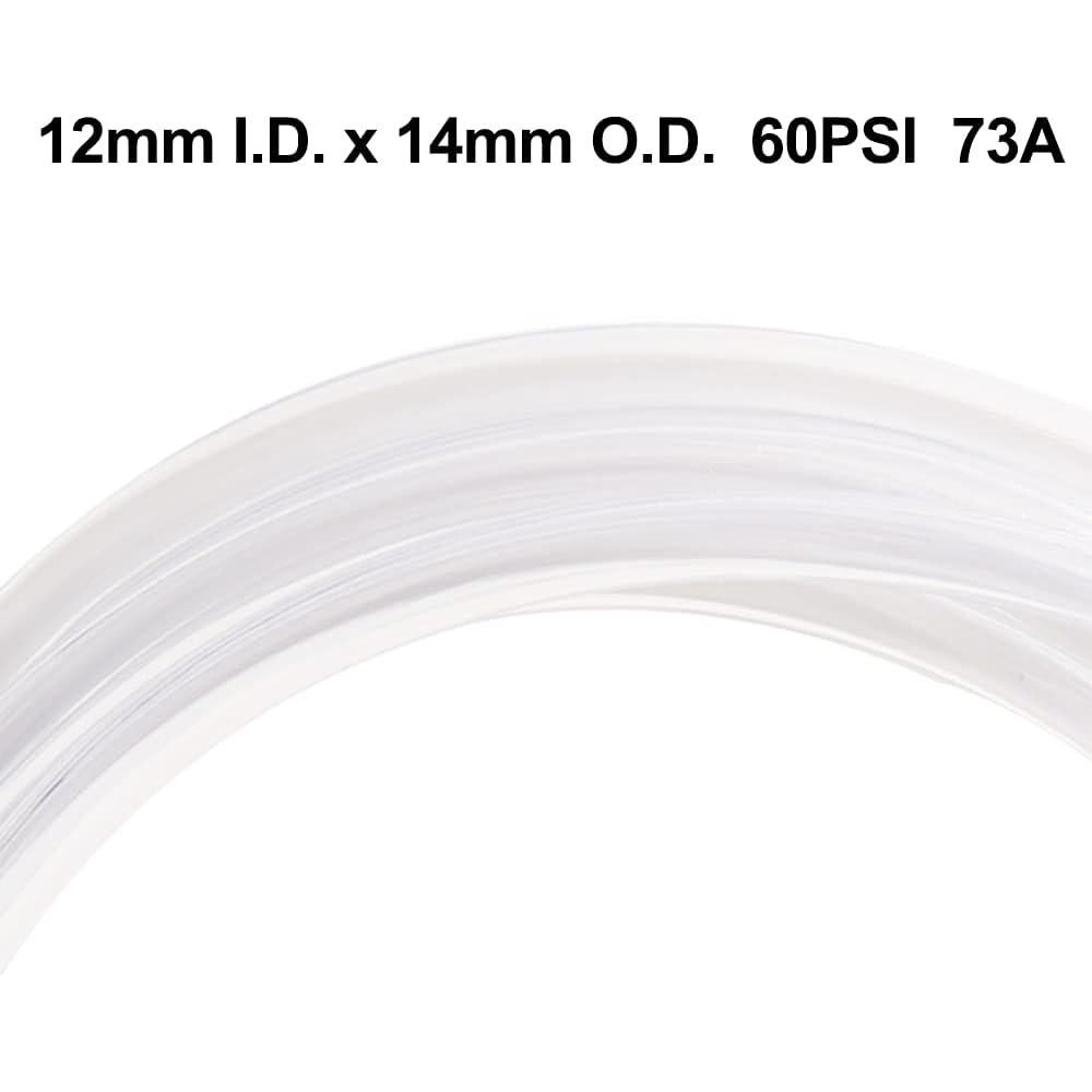 Tubo de PVC Flexible QuQuyi 12mm ID x 14mm OD 1.0m