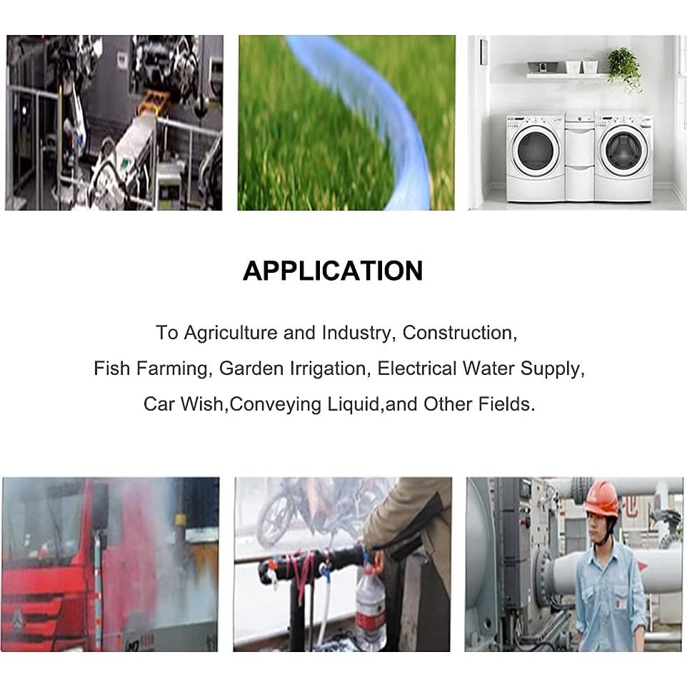 Tubo de PVC Flexible QuQuyi 12mm ID x 14mm OD 1.0m