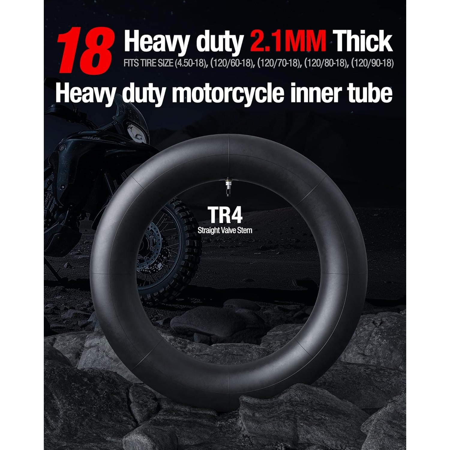 Cámara de Aire para Motocicleta DriveXpwr DR-120/100-18 2.1mm