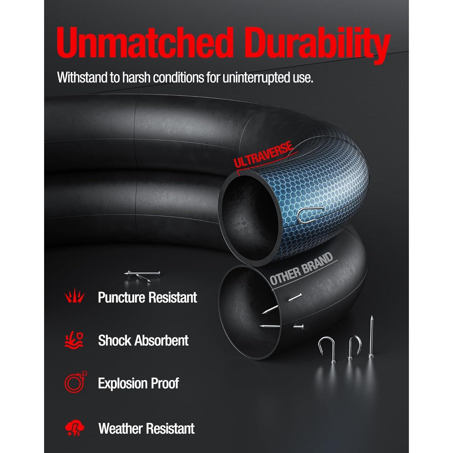 Cámara de Aire para Motocicleta DriveXpwr DR-120/100-18 2.1mm