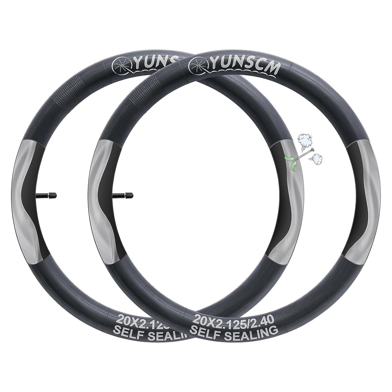 Tubo de Bicicleta Autocerrable YunSCM 20"x2.125/2.40 AV32mm