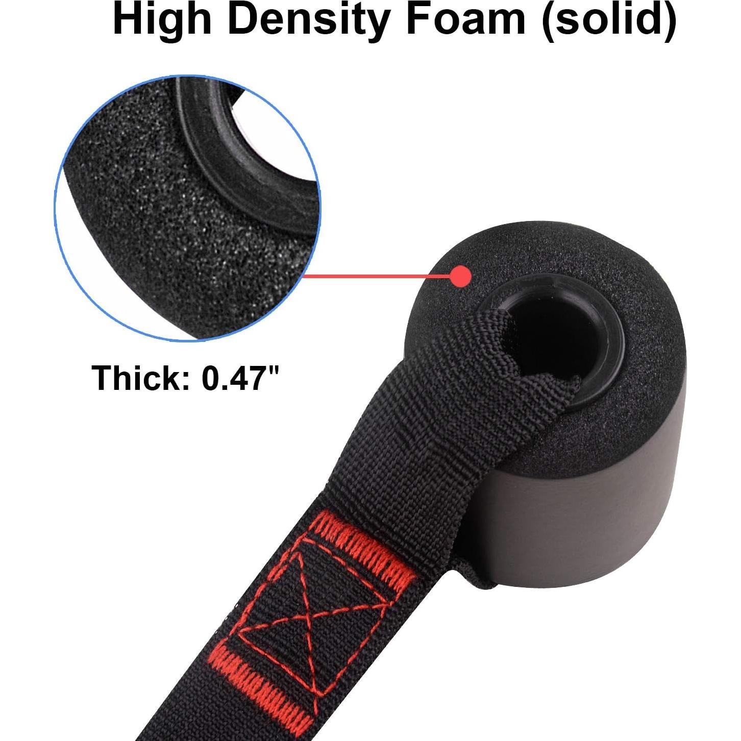 Anclaje de puerta EddHomes para bandas de resistencia - Negro