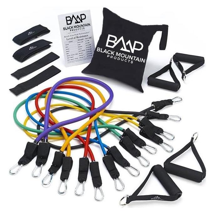 Conjunto de Bandas de Resistencia Apilables Productos de Montaña Negra