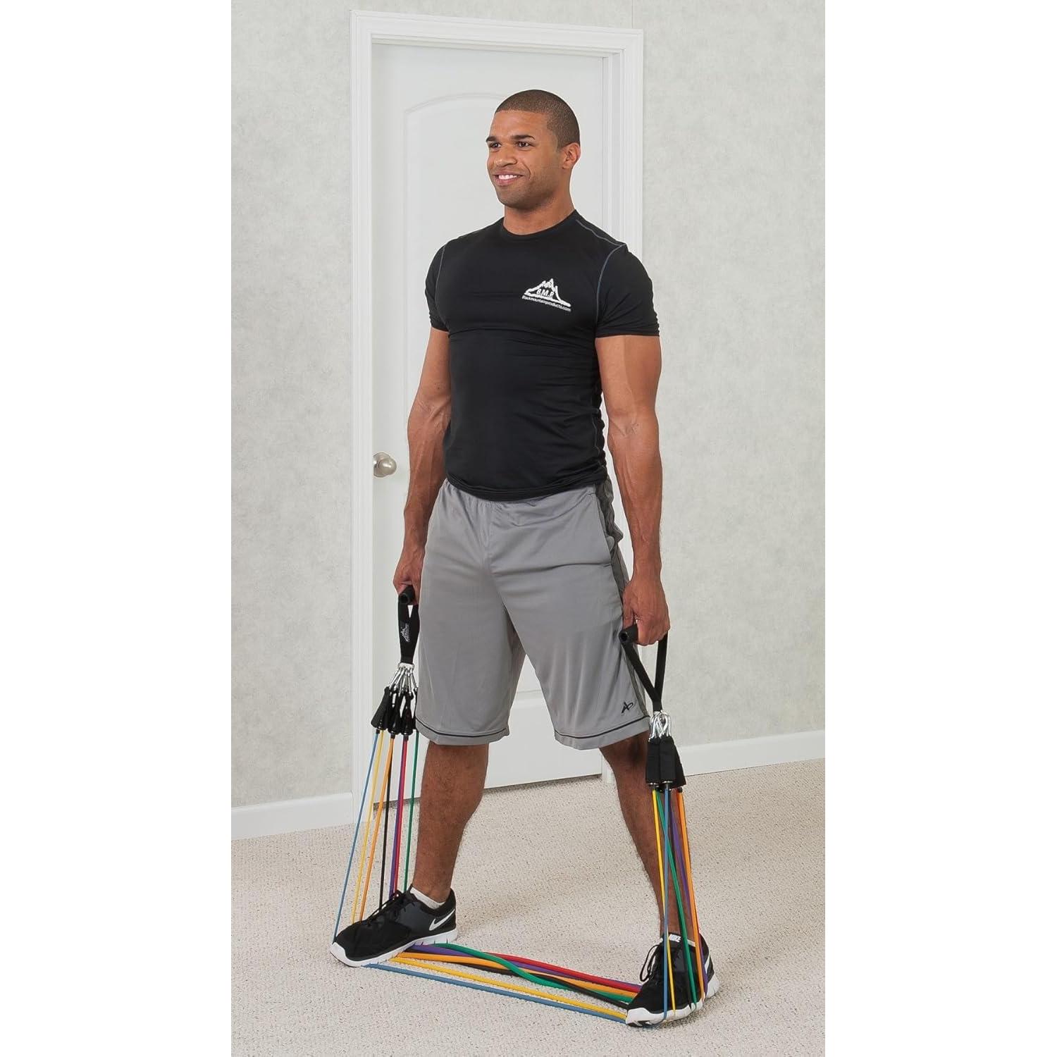 Conjunto de Bandas de Resistencia Apilables Productos de Montaña Negra