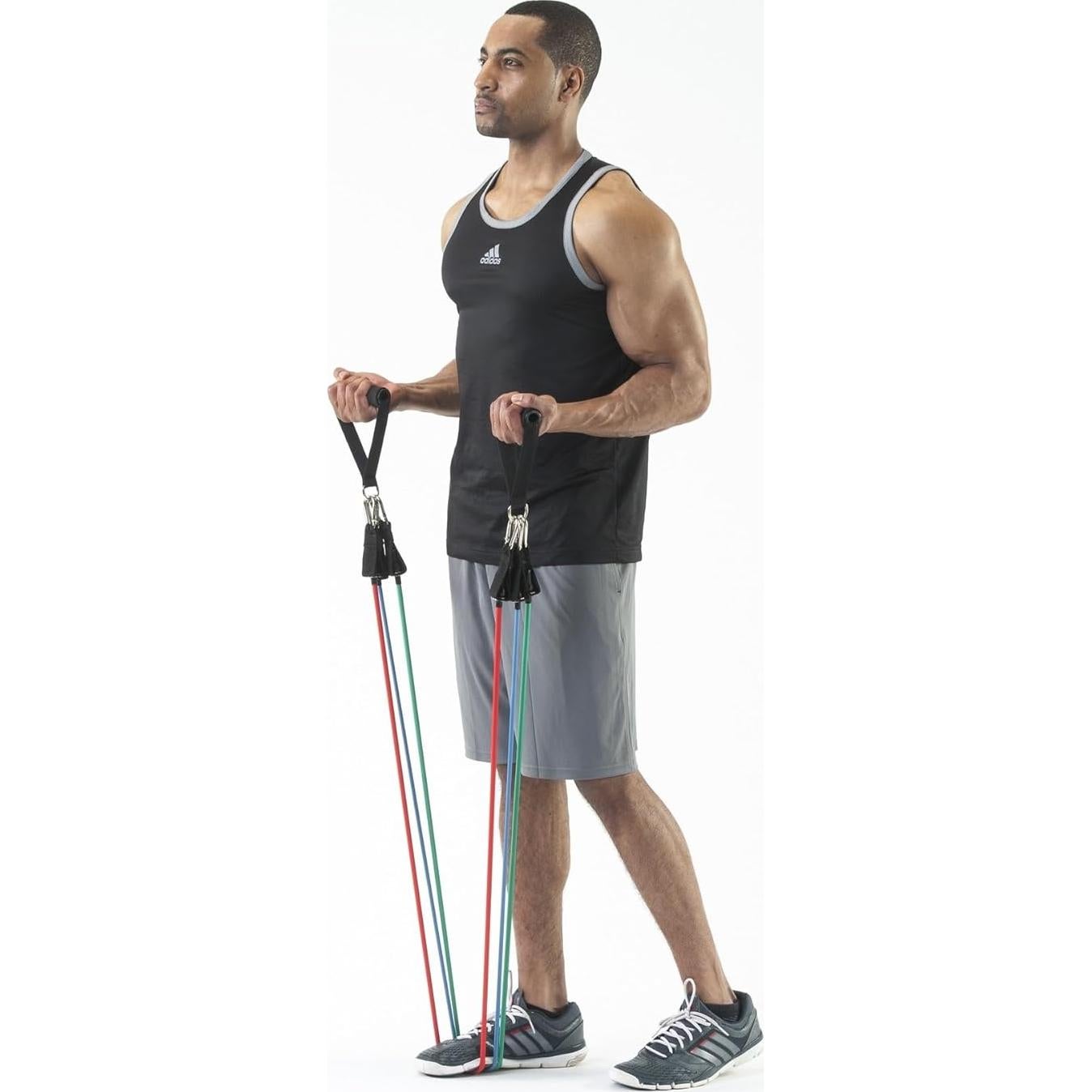 Conjunto de Bandas de Resistencia Apilables Productos de Montaña Negra